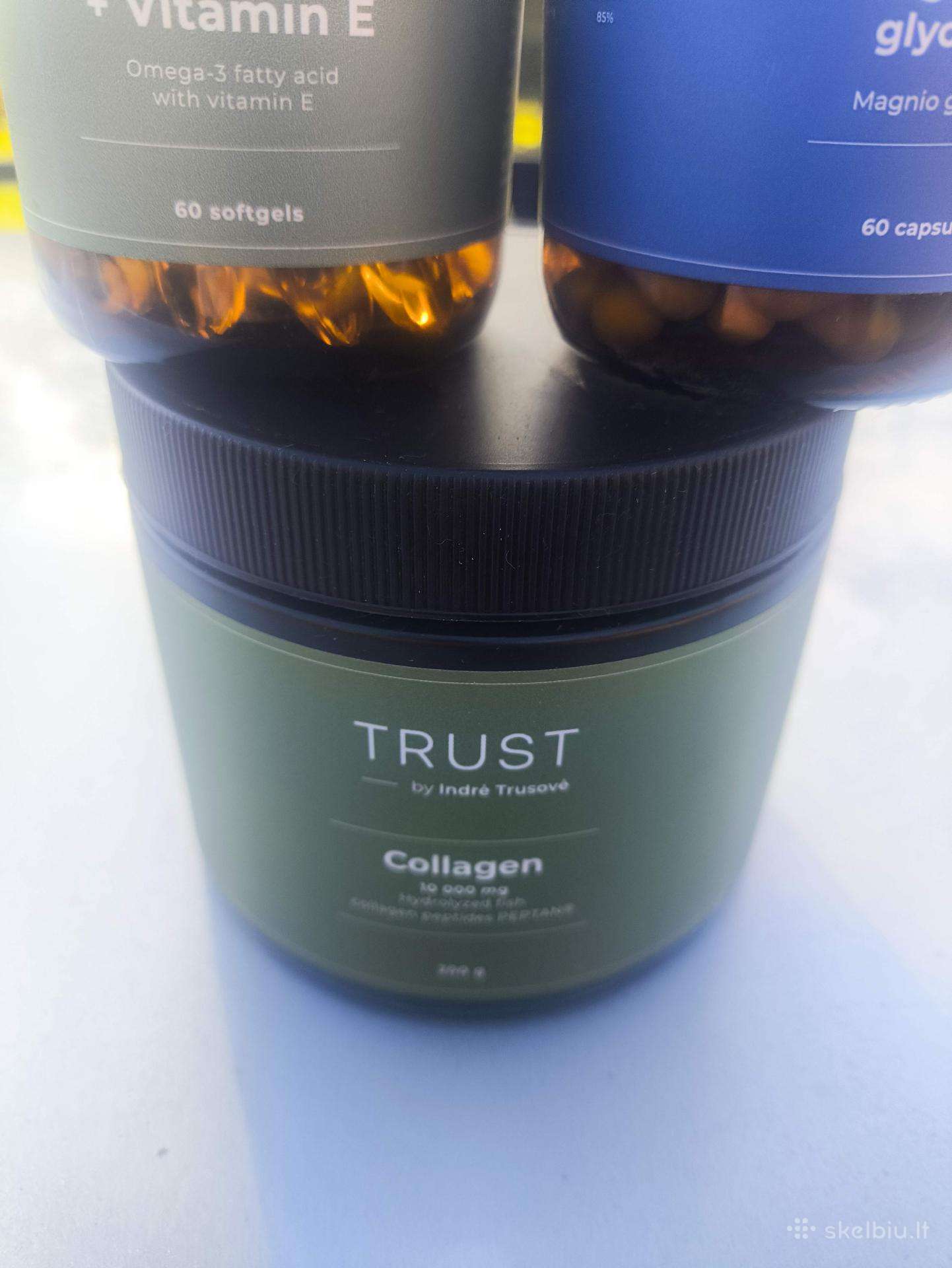 Trust kolagenas, magnis, omega3