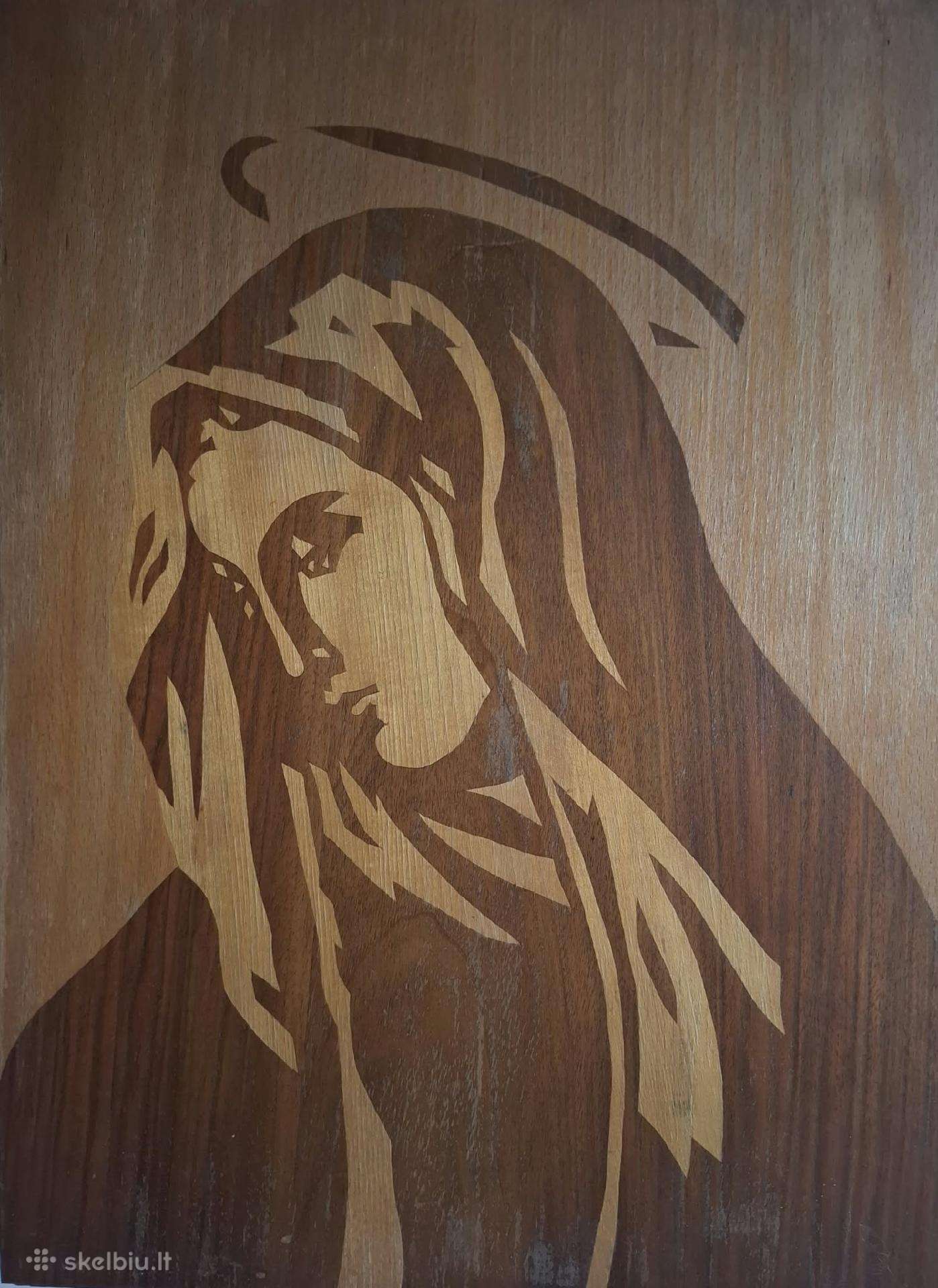 Medinis paveikslas. 44x33 cm.