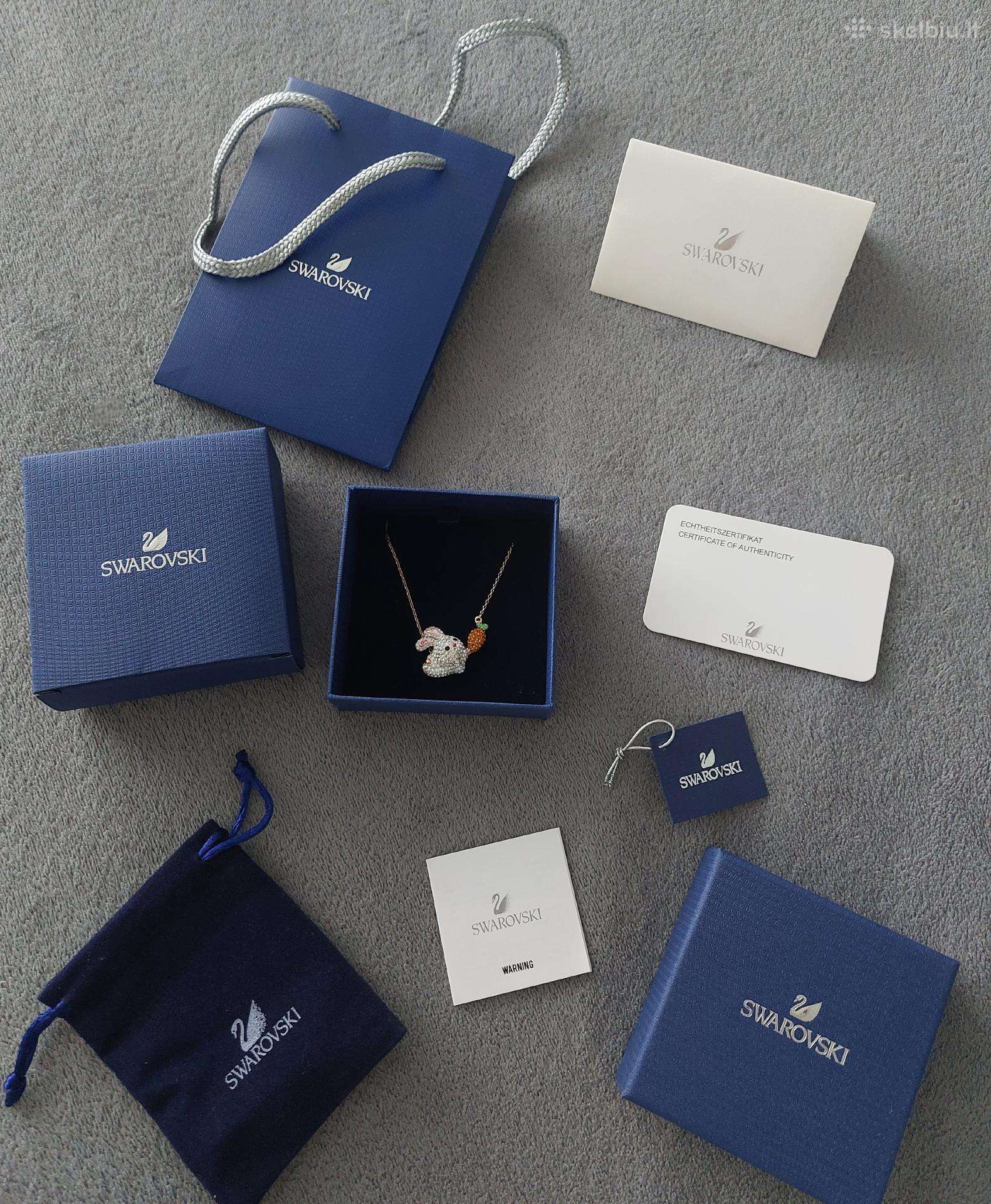 Swarovski triušio grandinėlė
