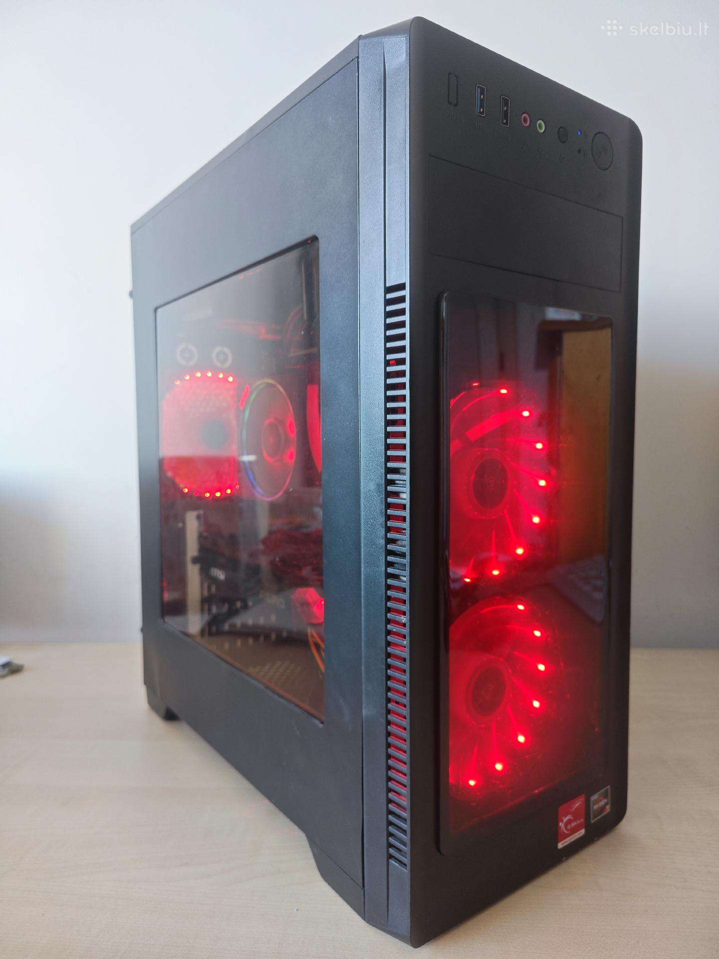 Kompiuteris Ryzen 7 2700x/gtx 1080/16gb/ 480gb SSD