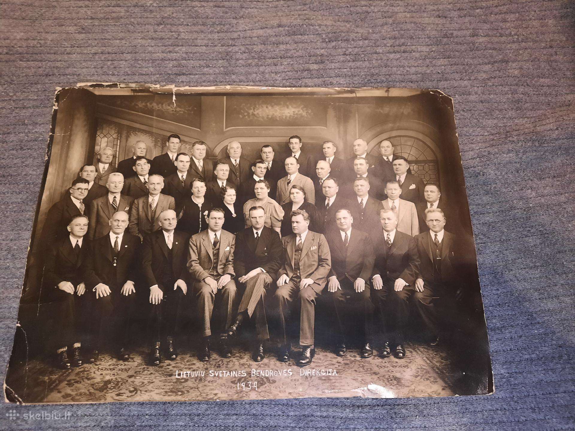 1939m. Unikali foto nuotrauka