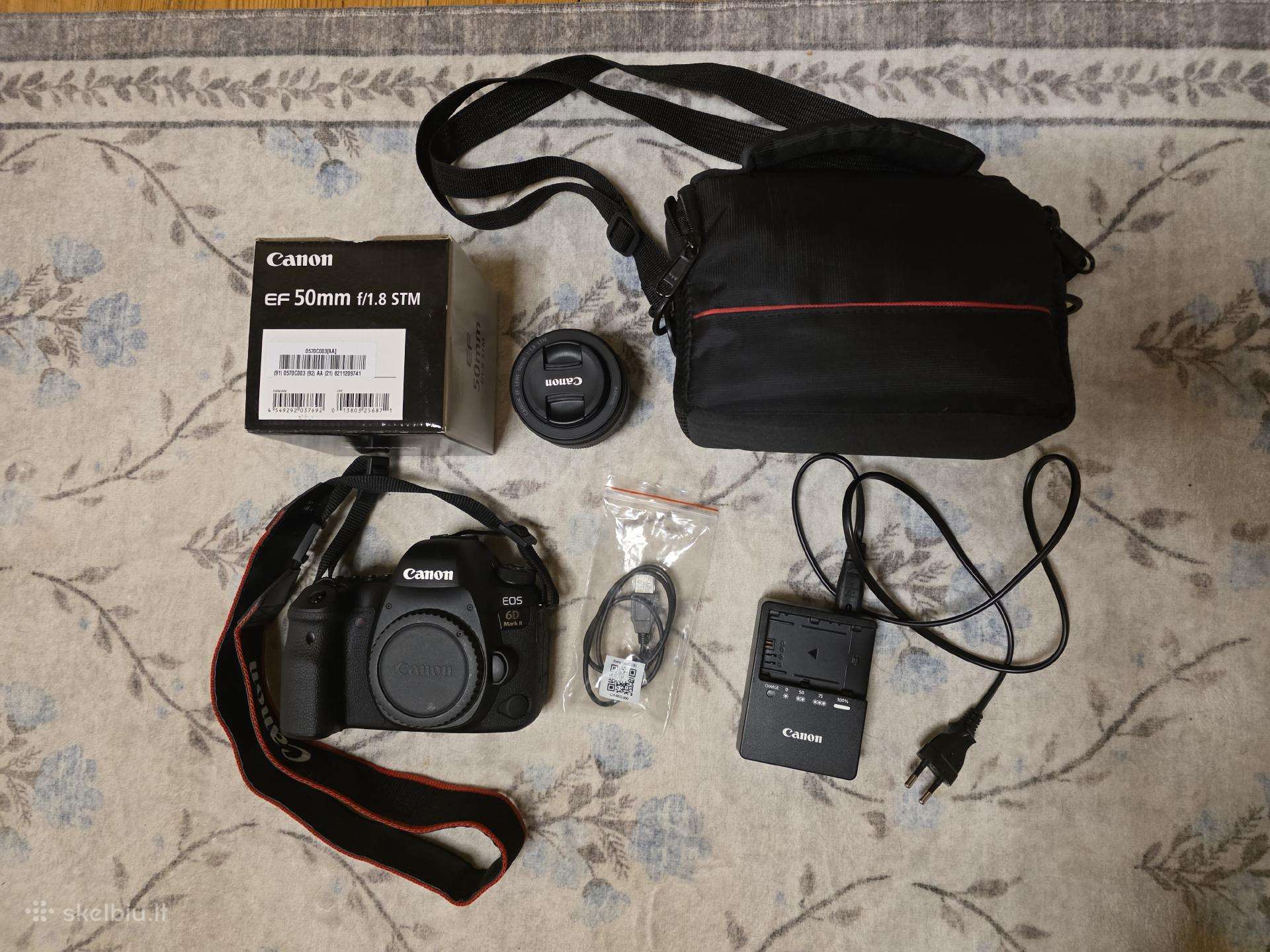 Canon EOS 6d Mark II + objektyvas