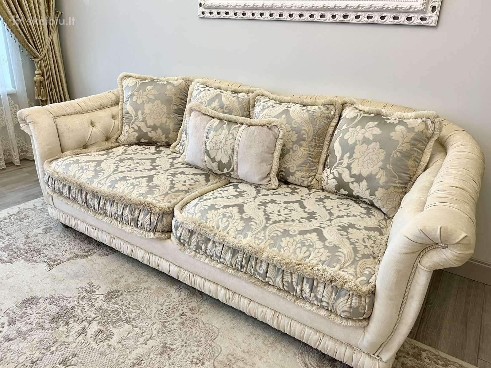 Sofa, prabangi, gaminta pagal užsakymą