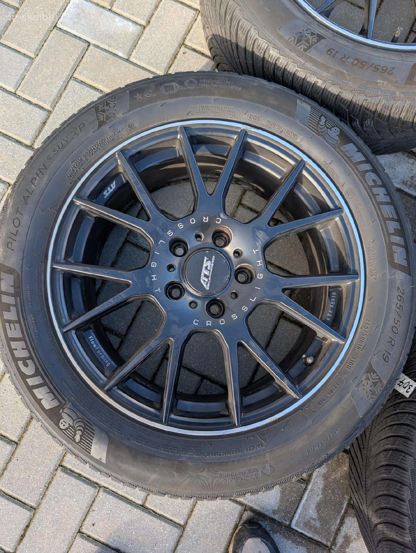 R19 5x130 ratlankiai su Michelin padangomis