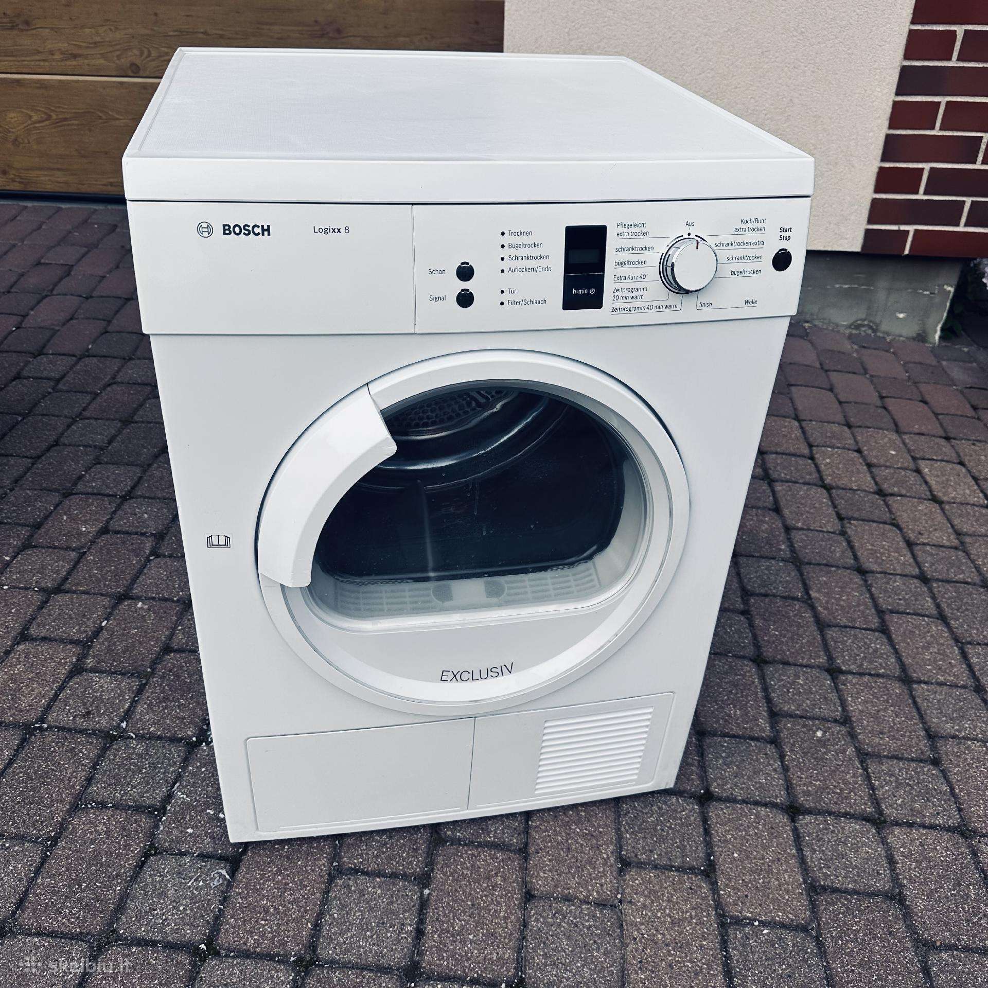 Džiovyklė Bosch iš Vokietijos