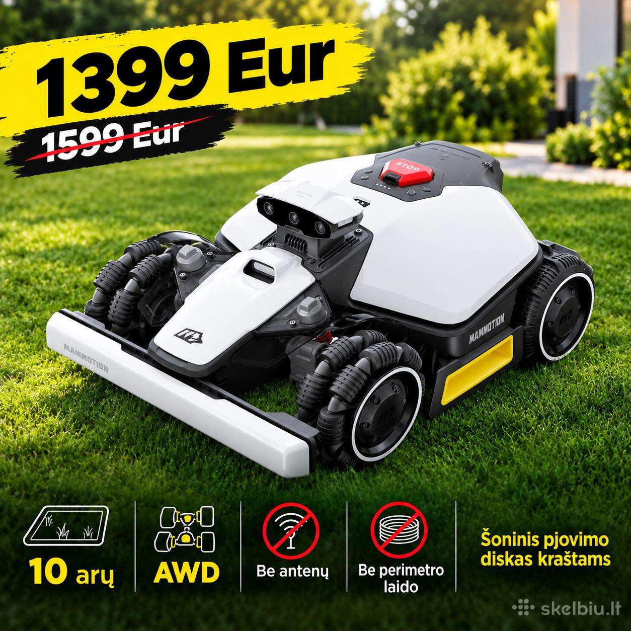 Vejos robotai Luba mini 2 Awd 1000. 2026 m.