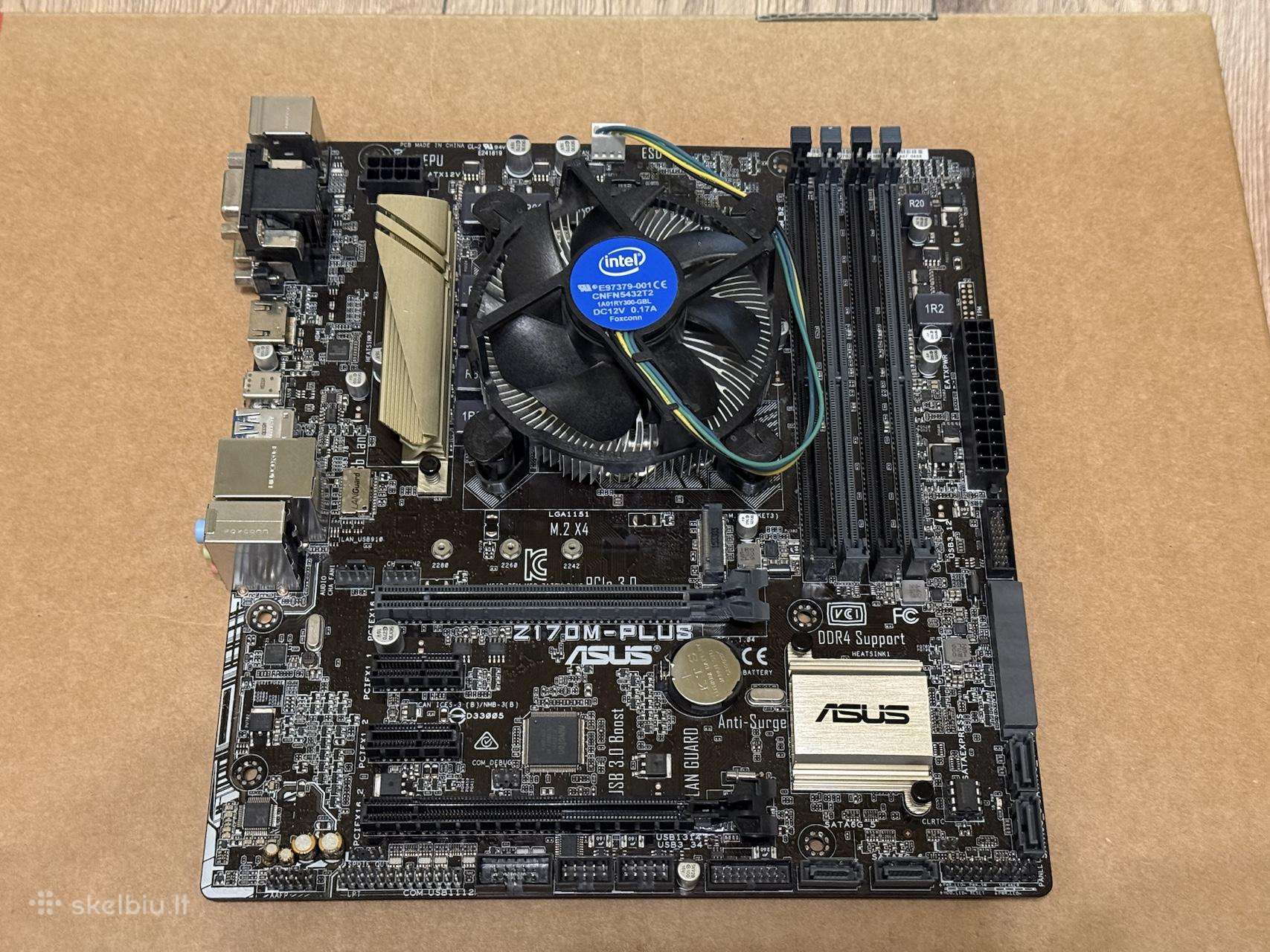 Intel i7-6700 + Asus Z170m-plus
