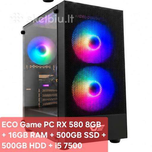 Nebrangus žaidimų Pc su 8gb vaizdo plokšte ir SSD