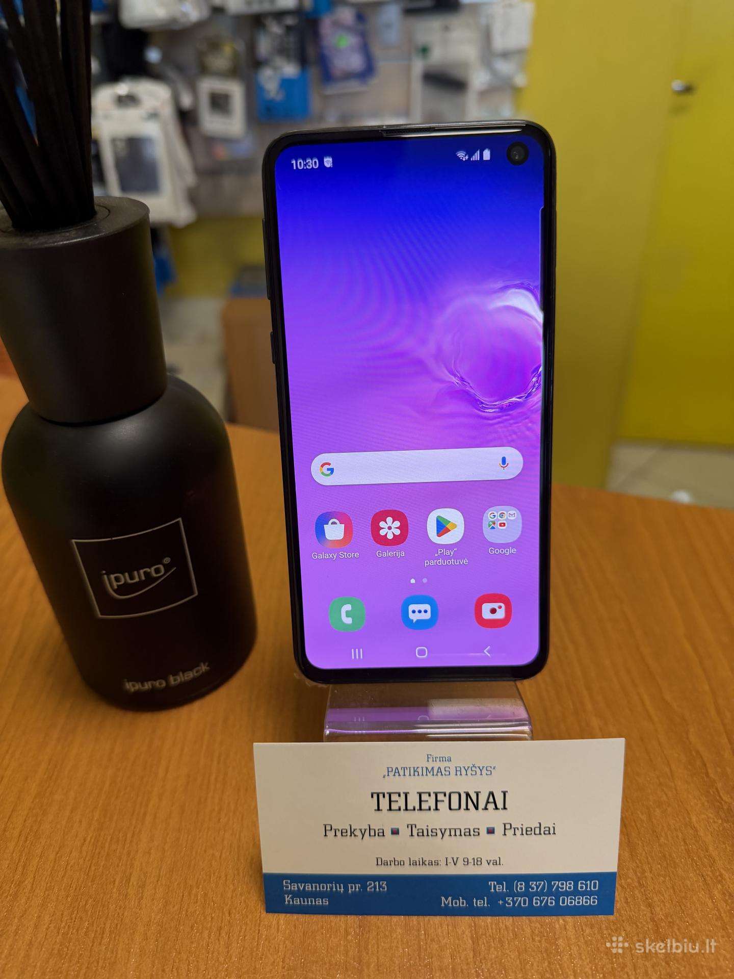Samsung S10e Black 128gb Su Garantija