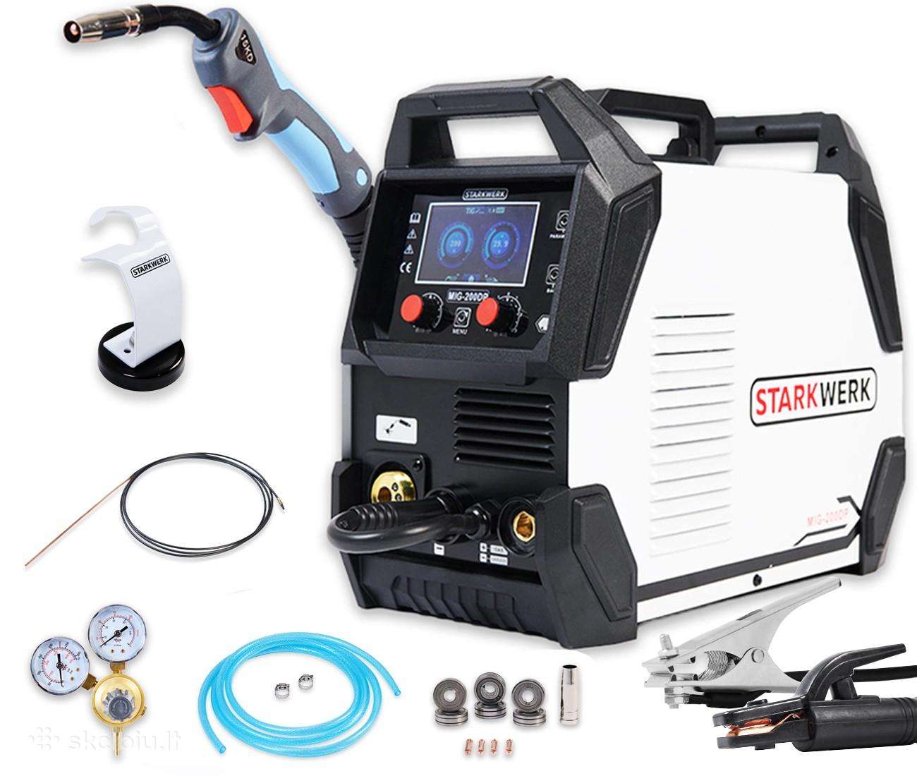 Suvirinimo aparatas Starkwerk Mig 200 Dp 5-in-1
