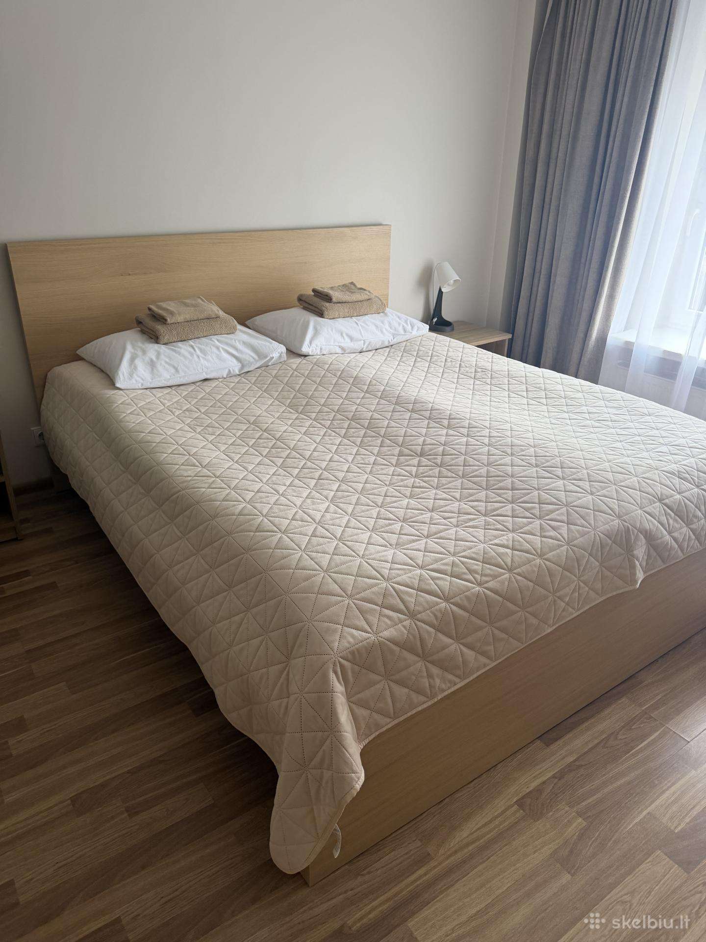 Ikea lova su spintelemis 160x200 m su grotelemis