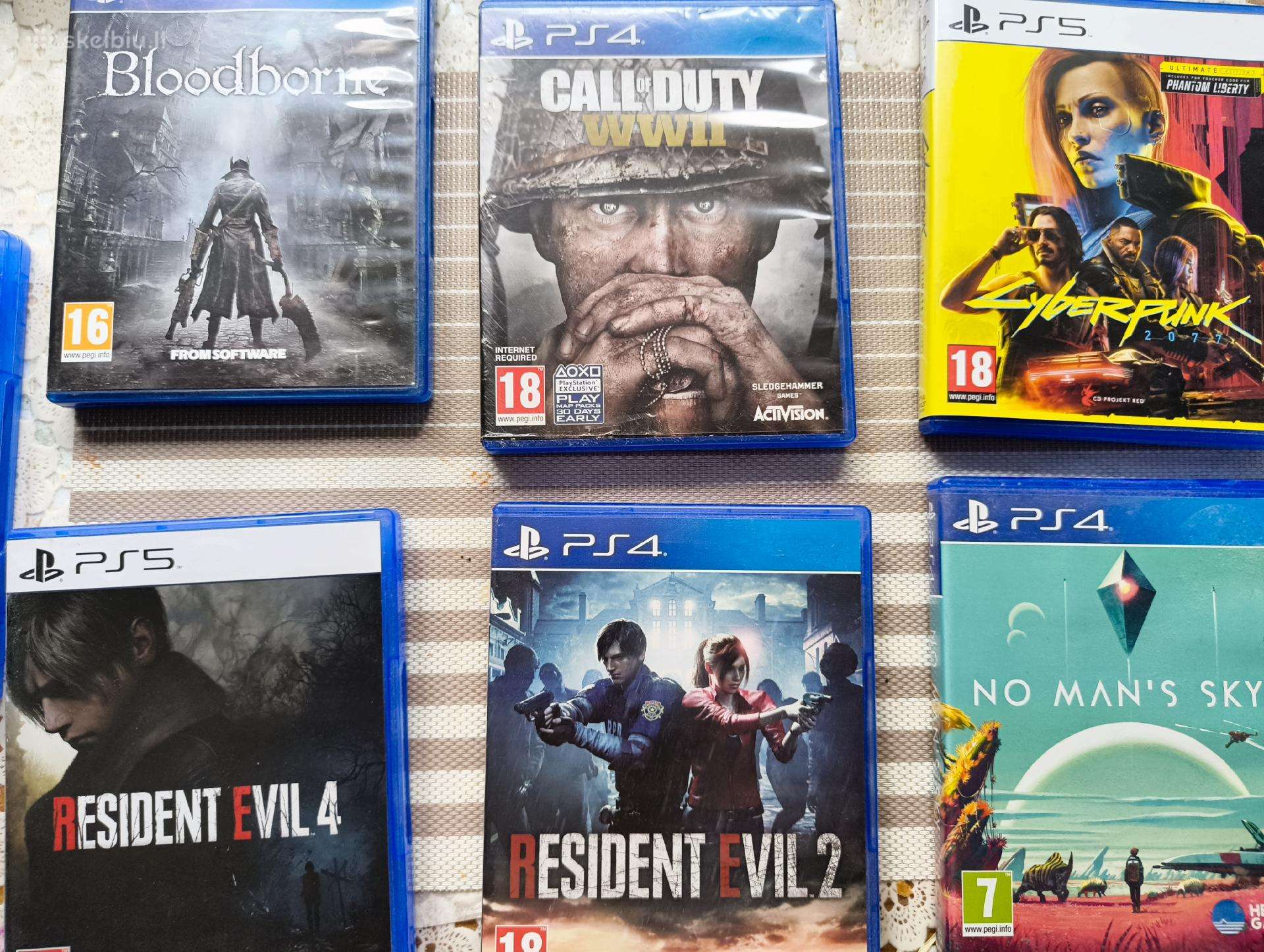 Ps5 ir Ps4 žaidimai
