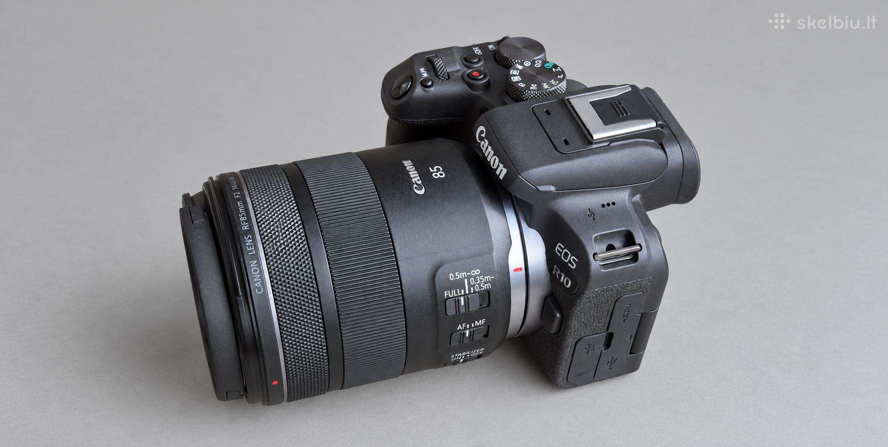 Parduodu idealus komplektas Canon R10 + objektyvas