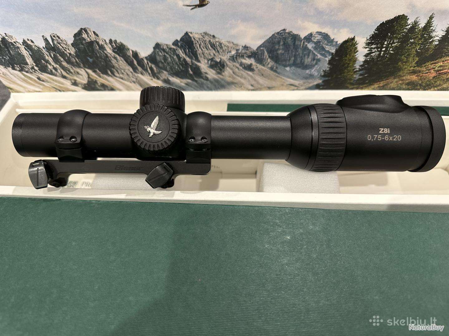 Parduodu optika Swarovski z8i 0,75- 6#20 pasvietim