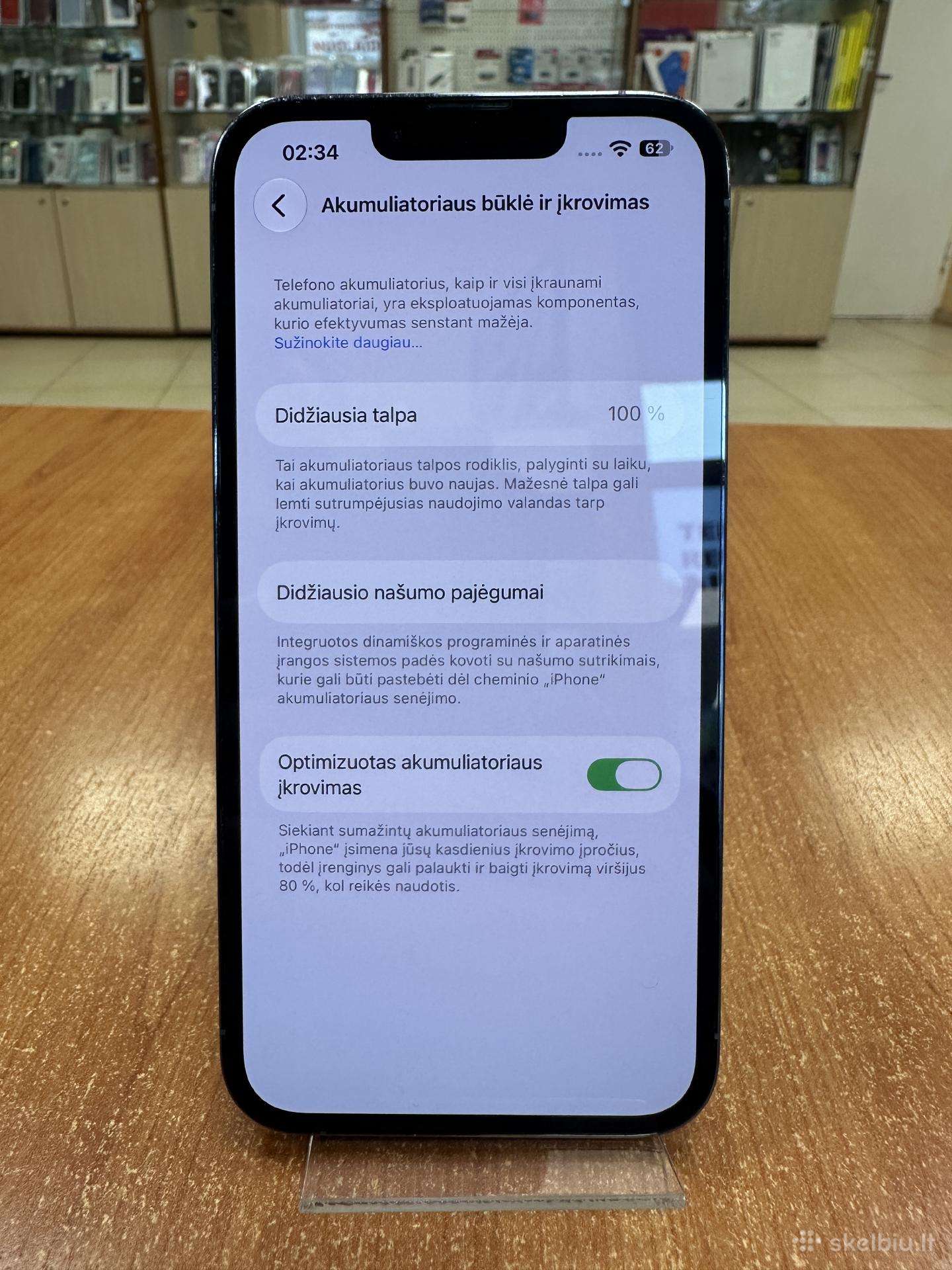 Apple iPhone 13 Pro 128gb (naudotas)