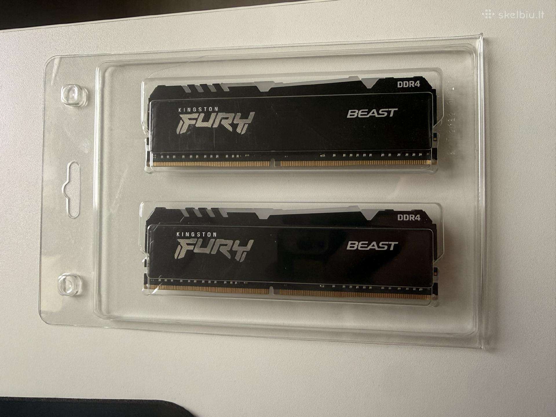 Kingston Fury Beast Rgb Ddr4 16 GB 2x8 GB 3200mhz