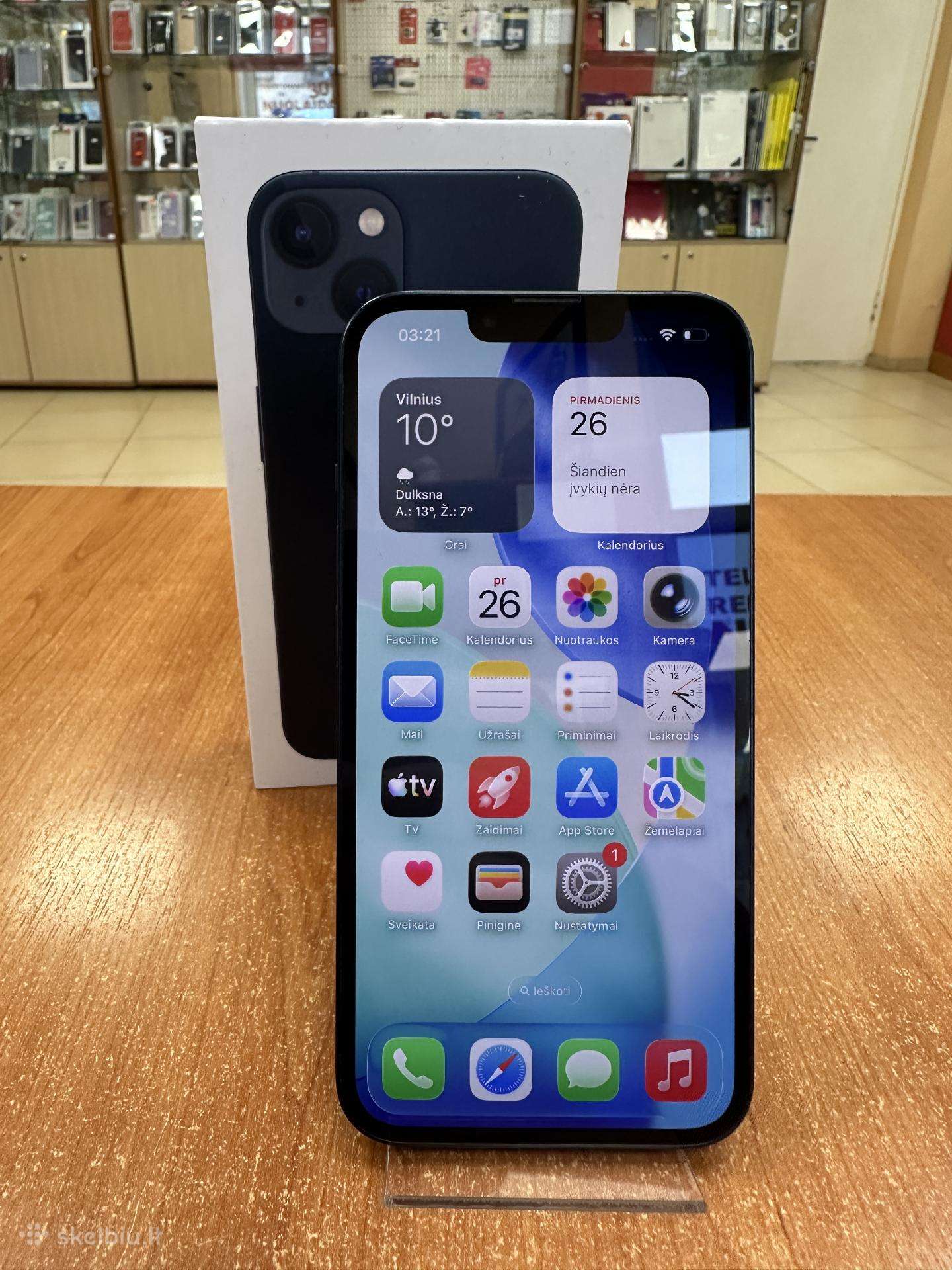 Apple iPhone 13 128gb (naudotas)