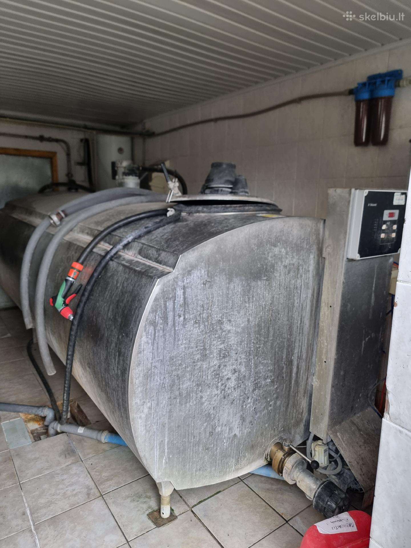 Delaval pieno melžimo aikštelė ir šaldytuvai