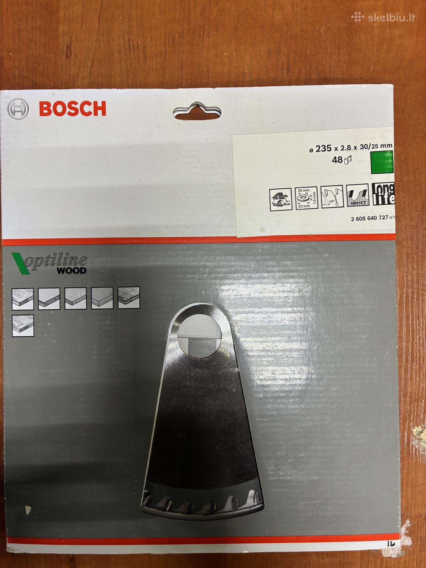 Pjovimo diskas Bosch Optiline wood