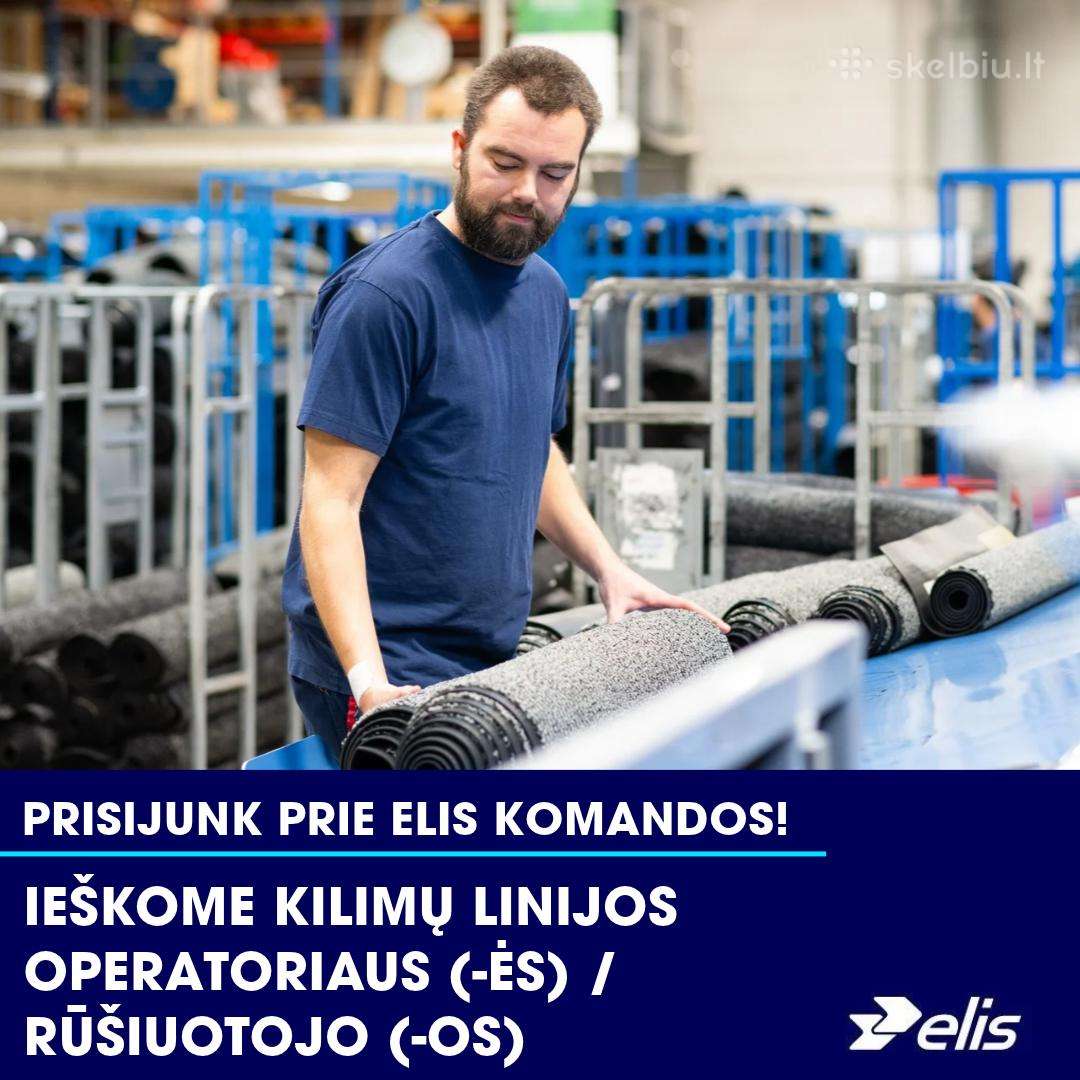 Kilimų Linijos Operatorius (-Ė) / Rūšiuotojas (-A)