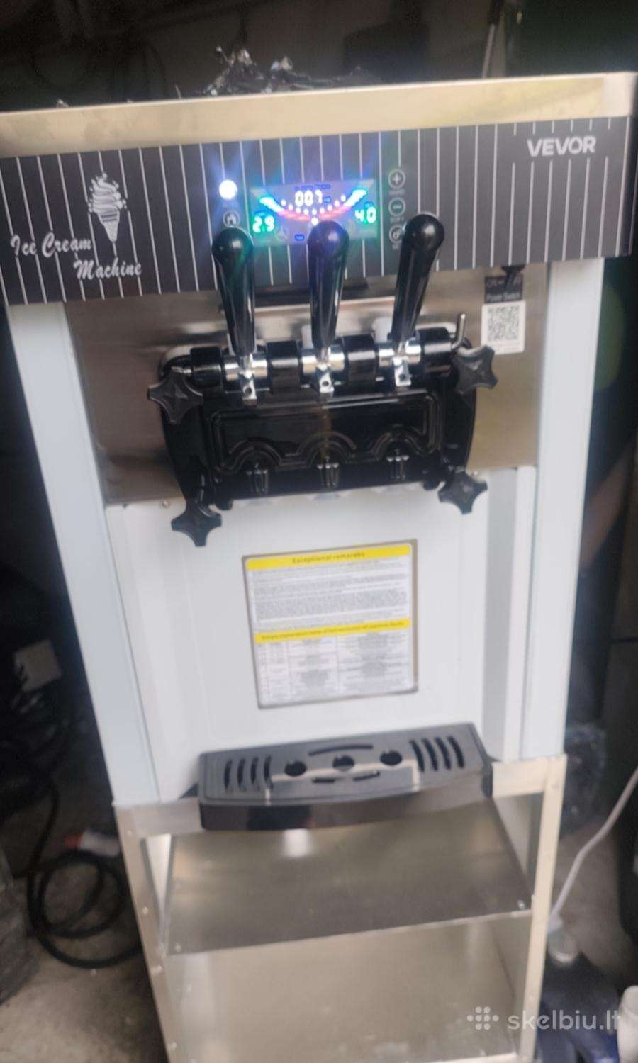 Vevor minkštų ledų mašina 2200w