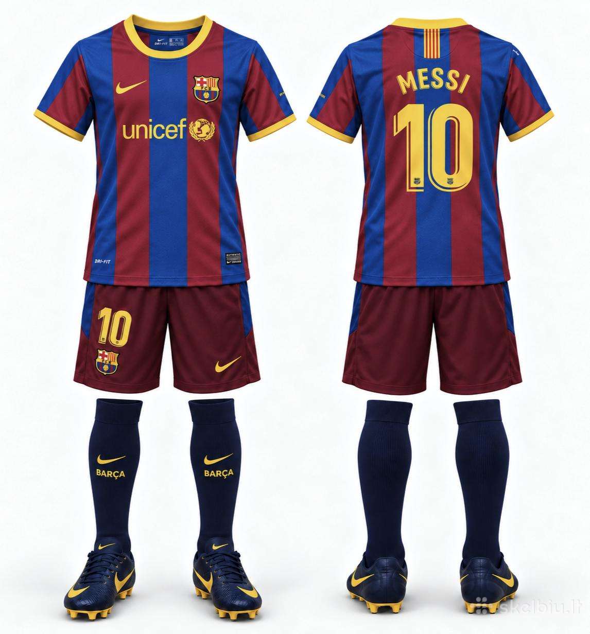 Messi futbolo apranga