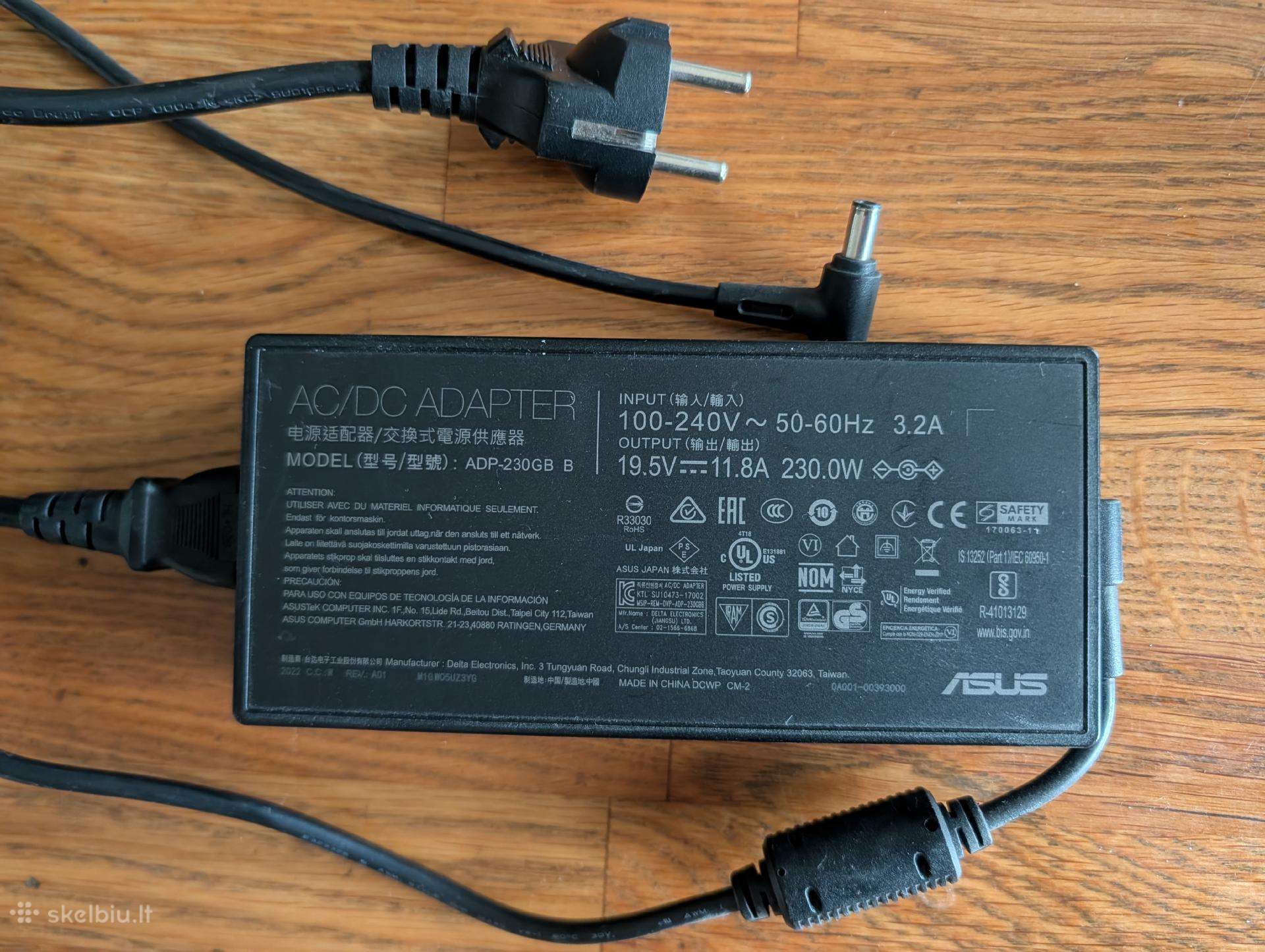 Originalus Asus Rog 230w įkroviklis (adp-230gb B)