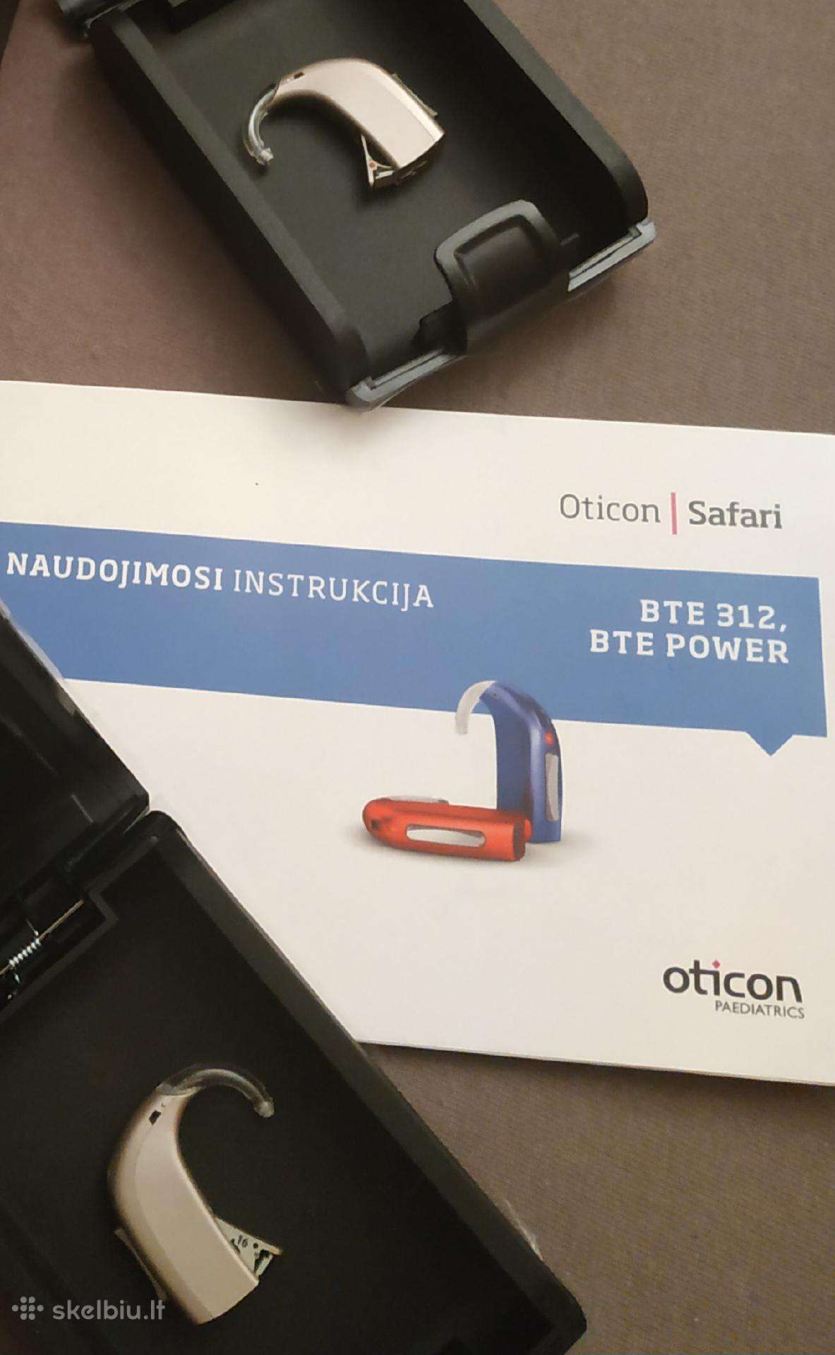 Klausos aparatai skaitmeniniai Oticon Safari