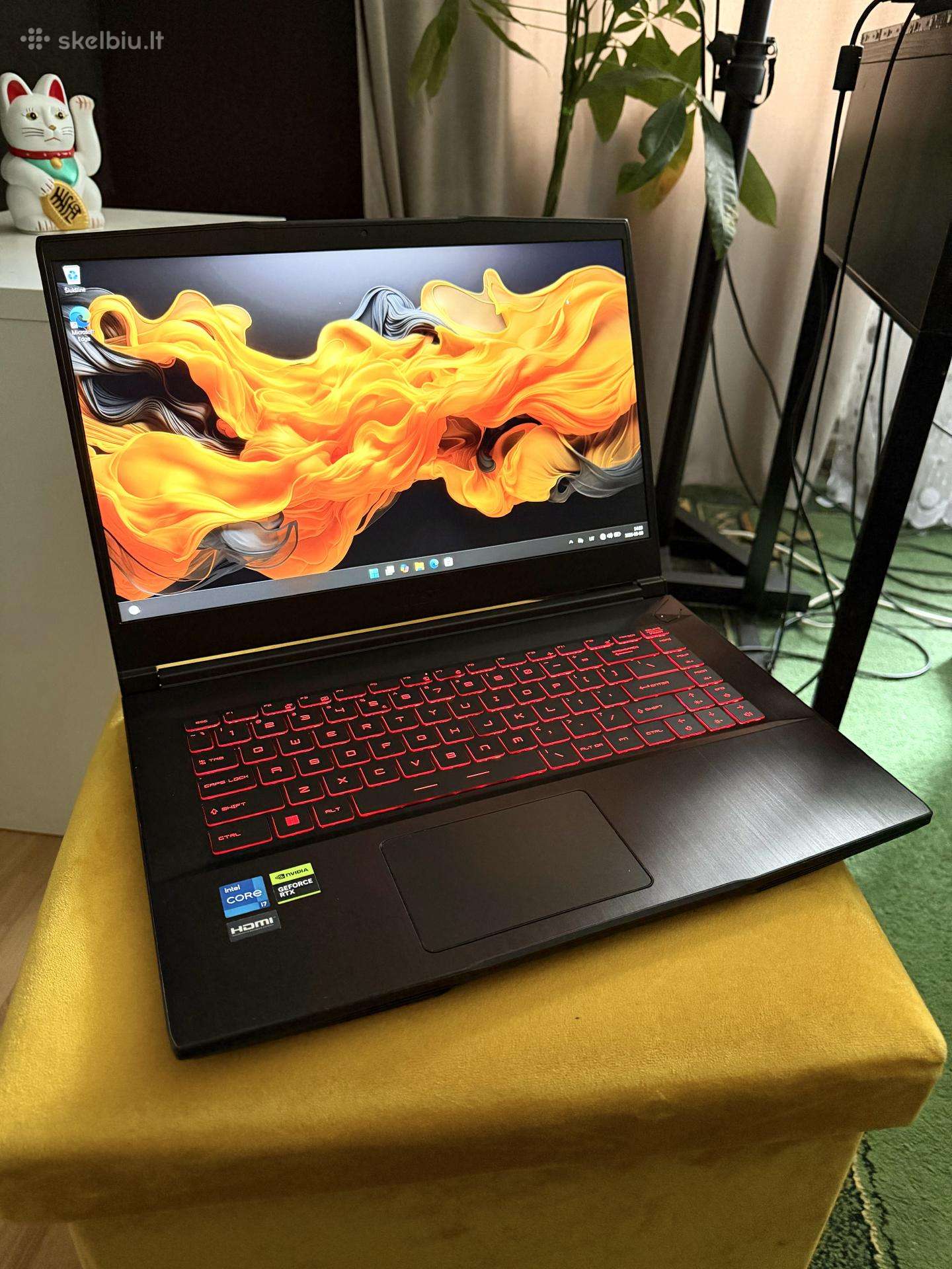 Galingas Msi Thin nešiojamas kompiuteris