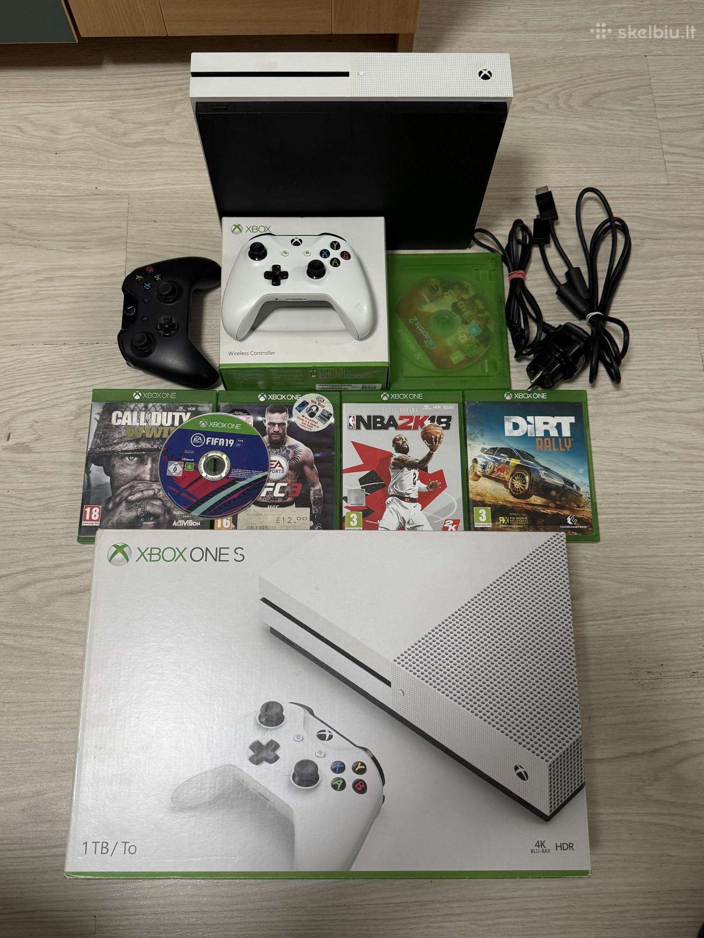 Xbox one s 1tb žaidimai, pultai