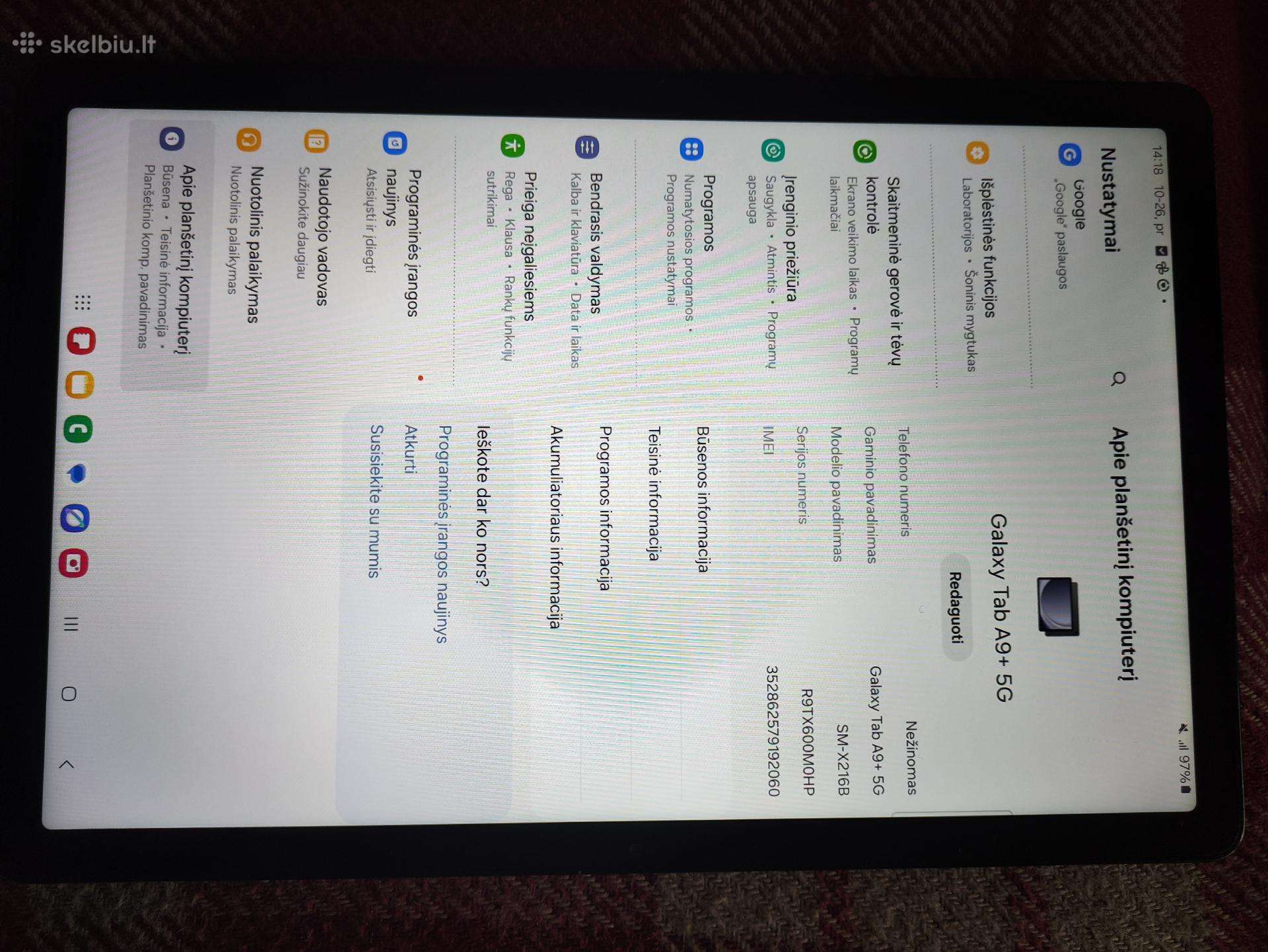 Galaxy Tab A9 + 5G