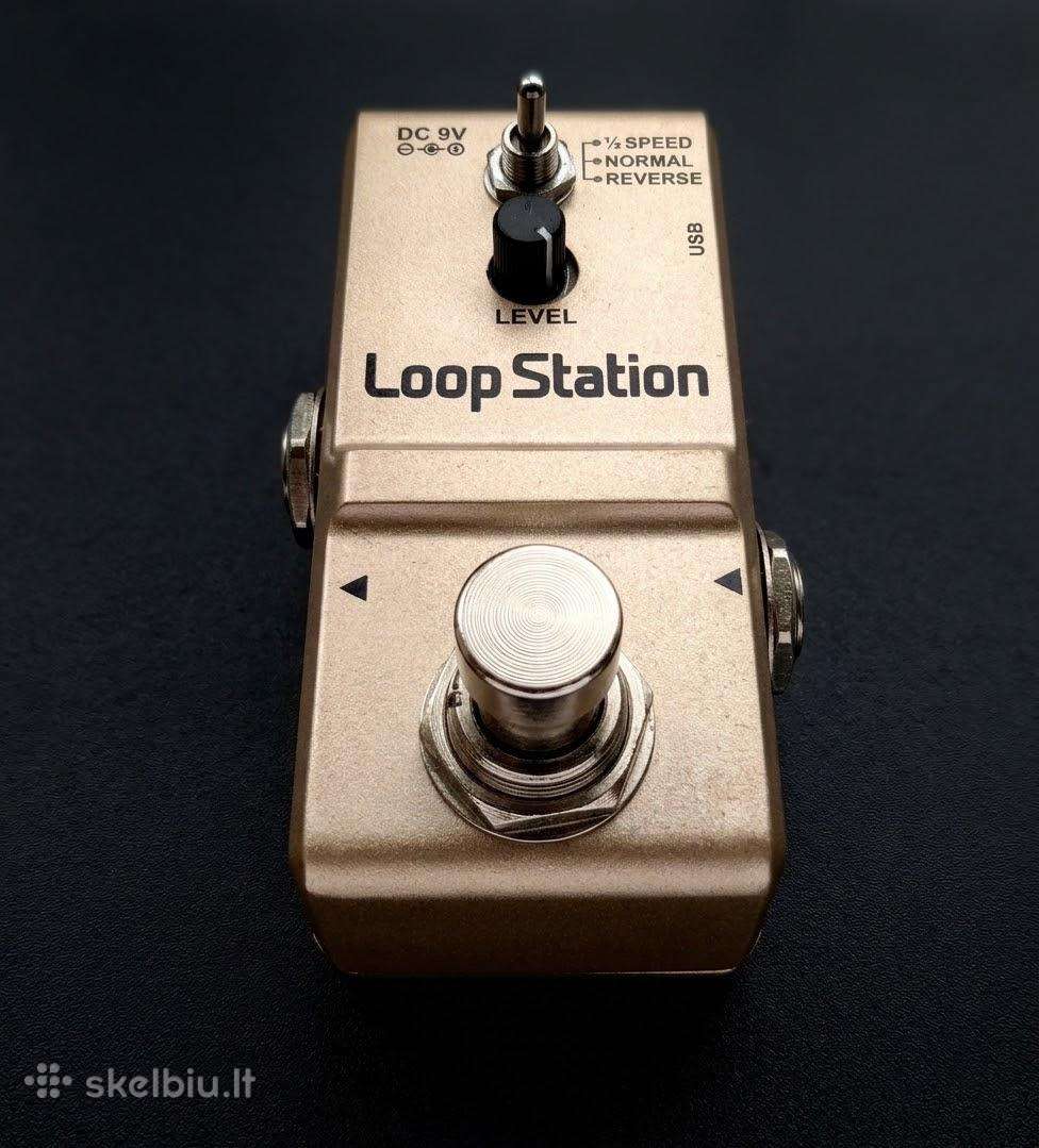 Gitaros efektų pedalas Rowin Nano Loop Station