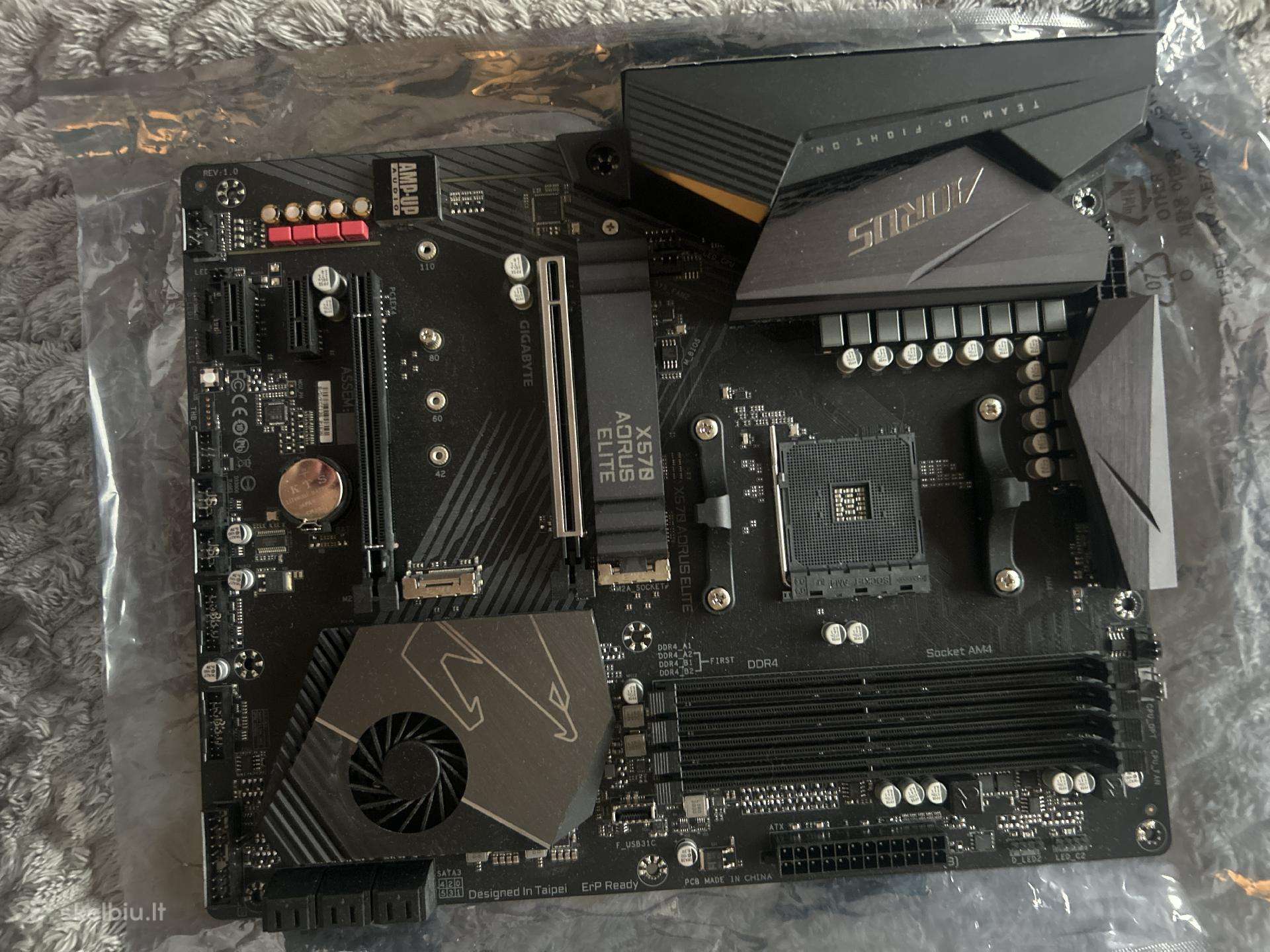 Neveikianti Aorus X570 Elite