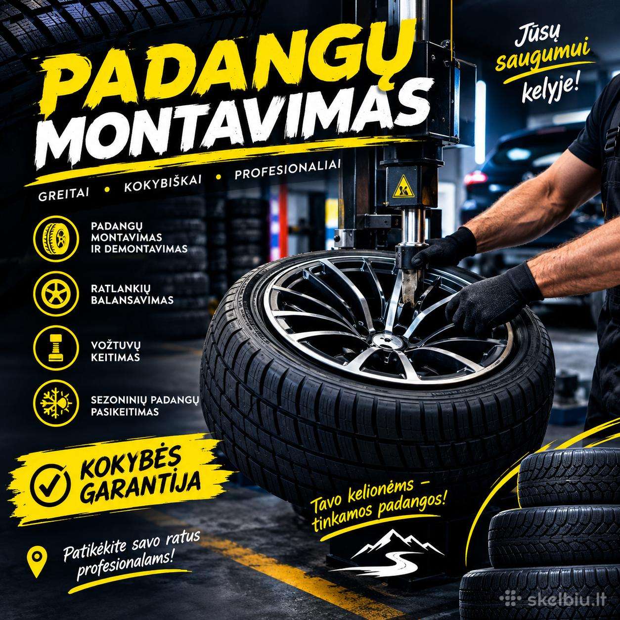 Padangų Montavimas Klaipeda