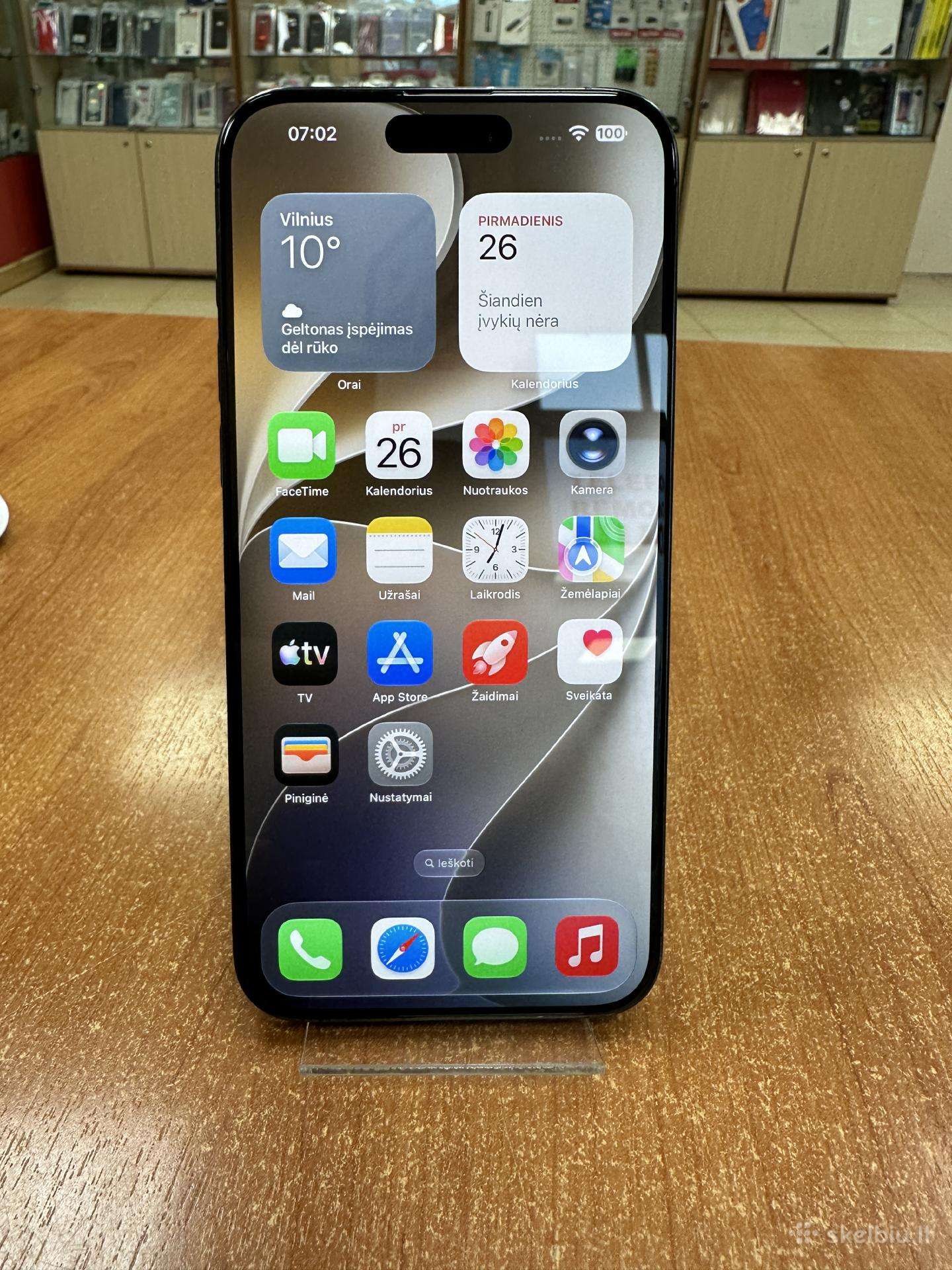 Apple iPhone 15 Pro Max 512 GB (Naudotas)