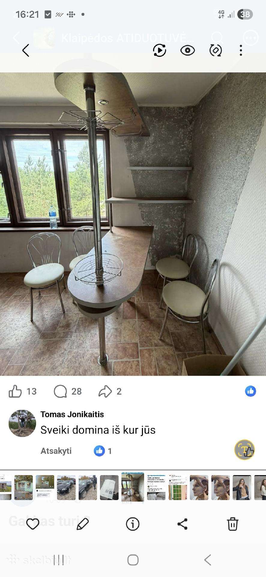 Virtuvinis bariukas su spintele