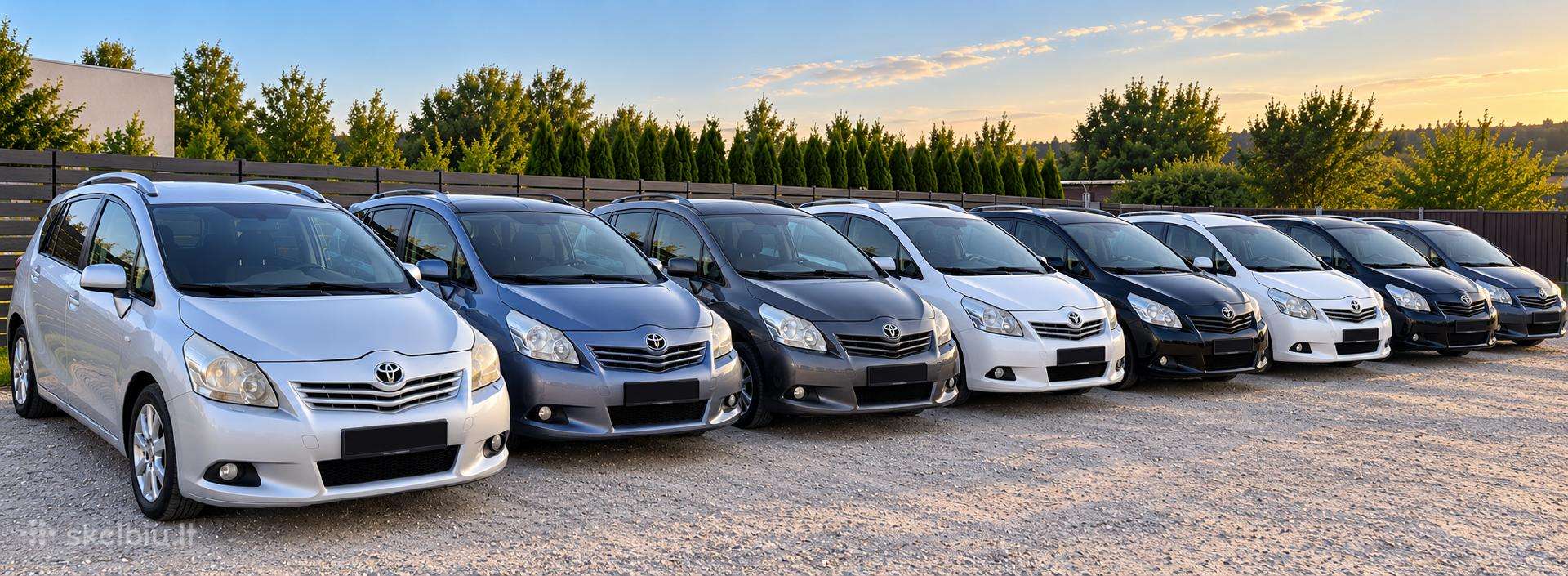 Automobilių nuoma, pristatymas į vietą, 5-7 vietų