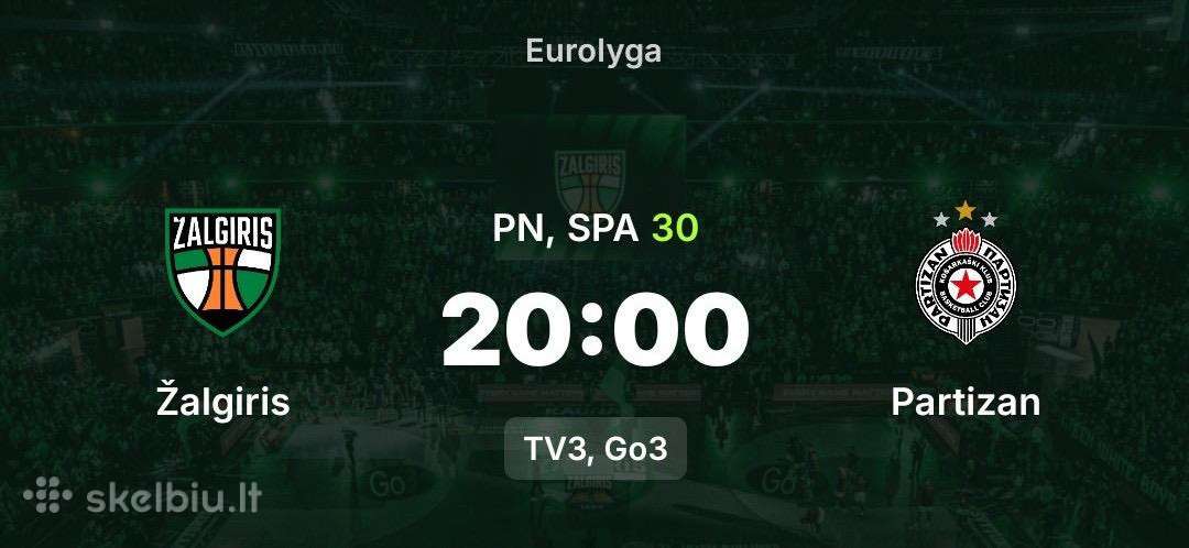 95€/vnt.žalgiris vs Partizanpirmas aukštas,