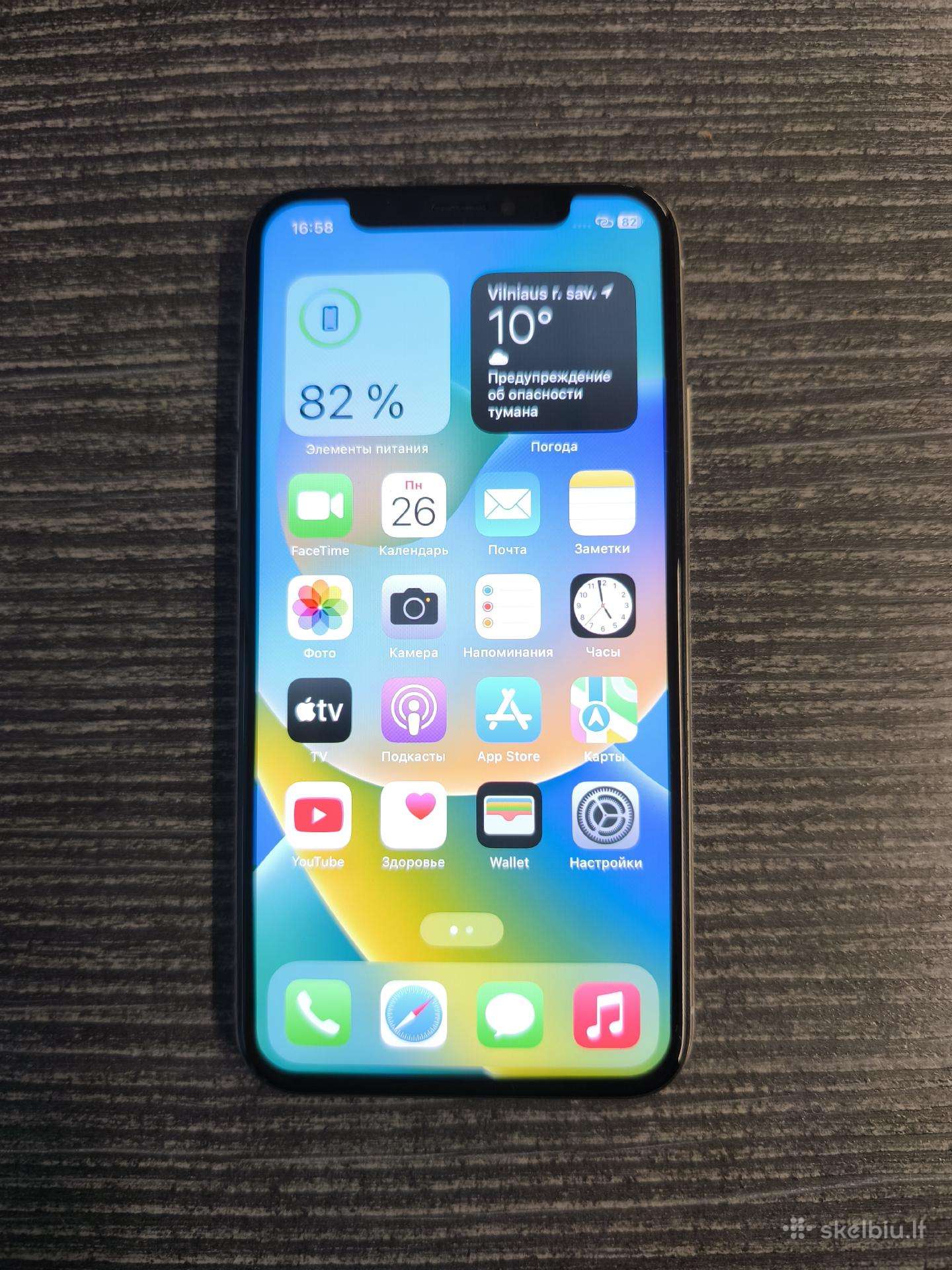 iPhone X 64gb 100% batarija, tik be face-id