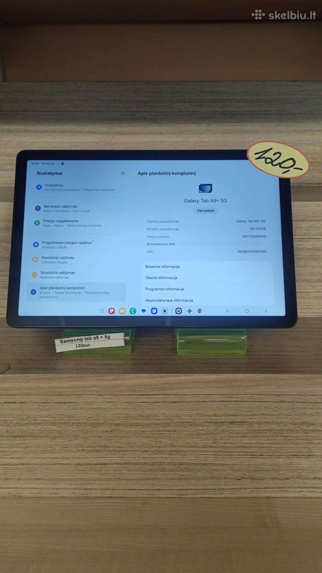 Samsung tab A9+ 5G
