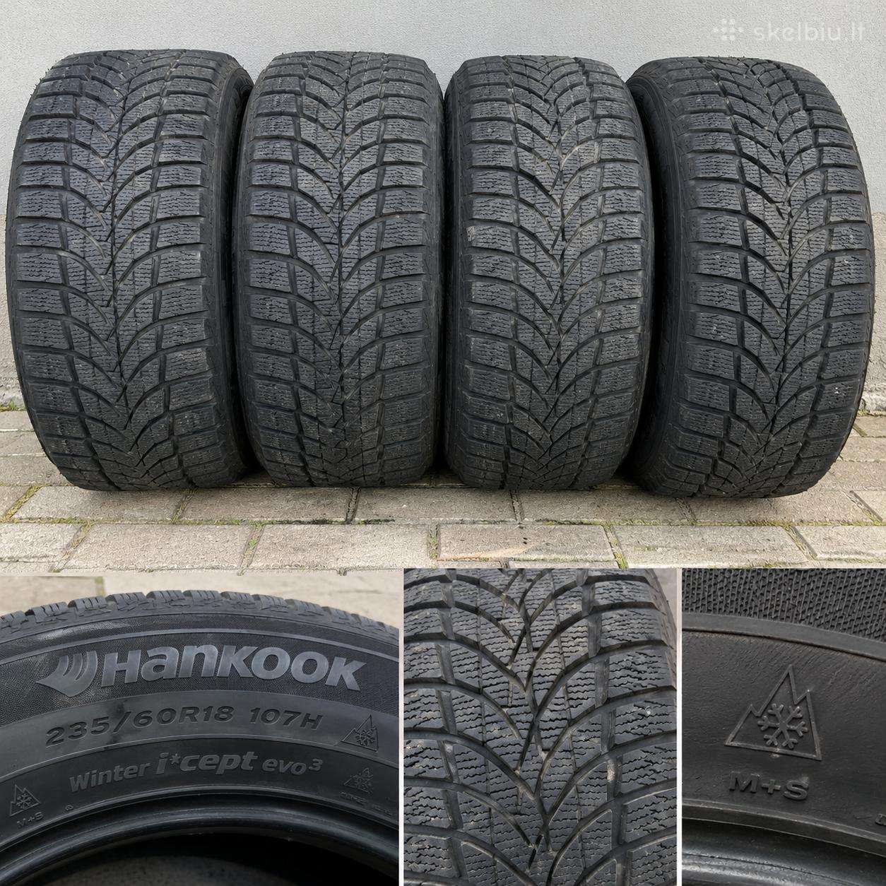 Žiemines padangos R18/235/60 Hankook