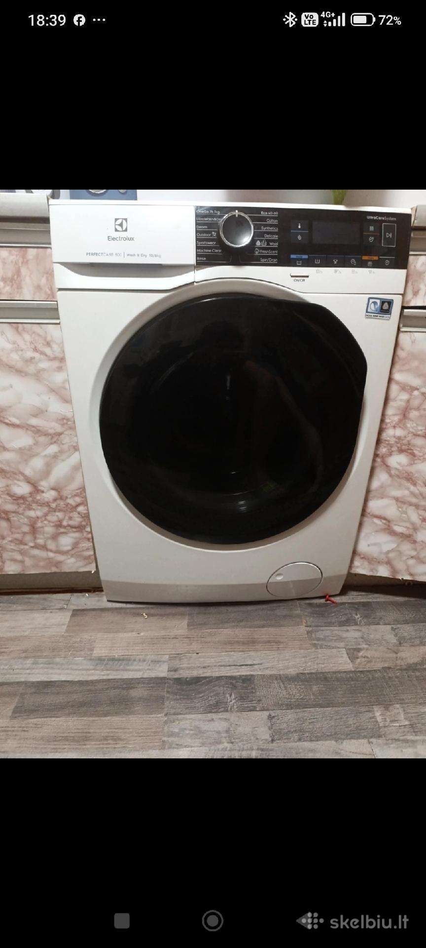 Skalbyklė - džiovyklė Electrolux Ew8wn261b