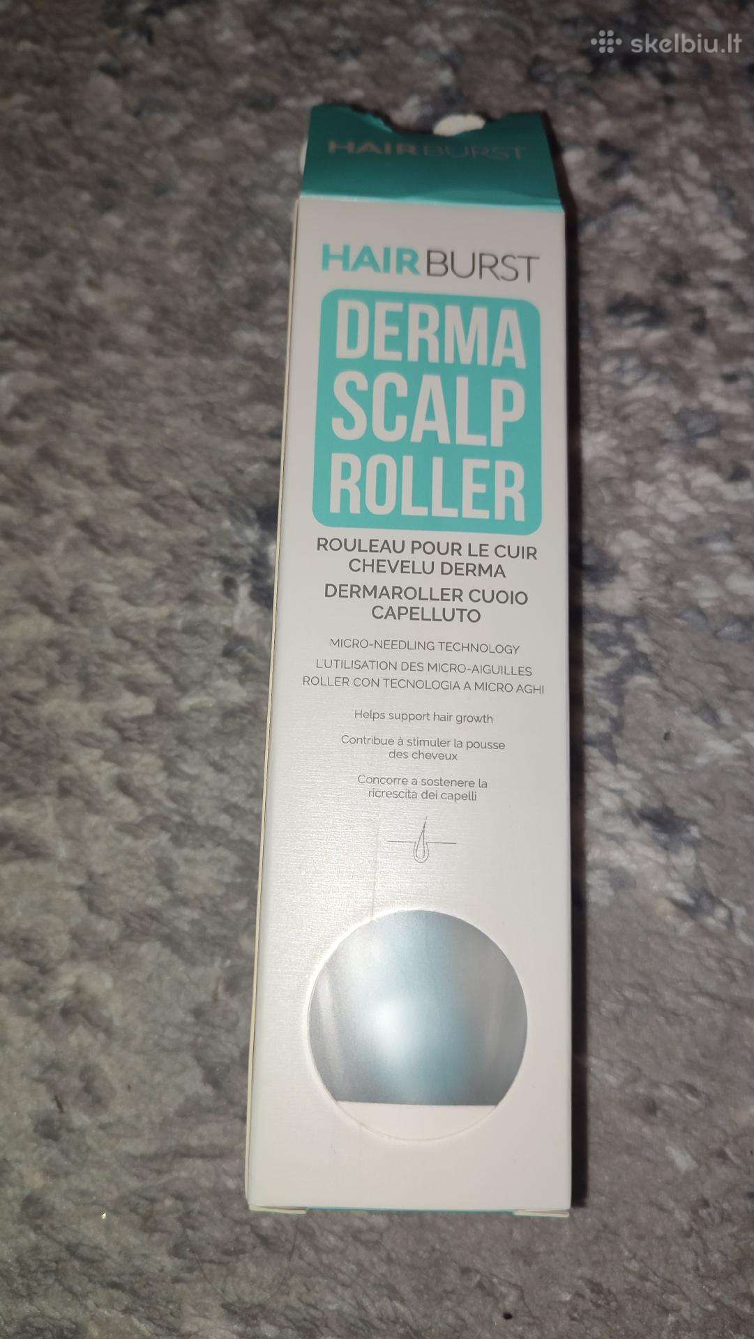 Hair burst derma scalp roller