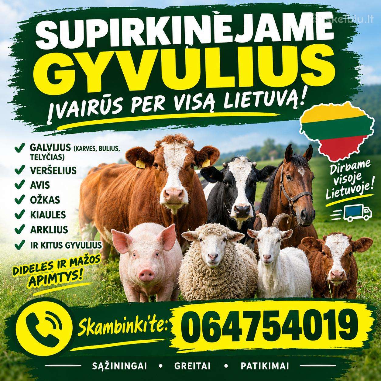 Superkame gyvulius