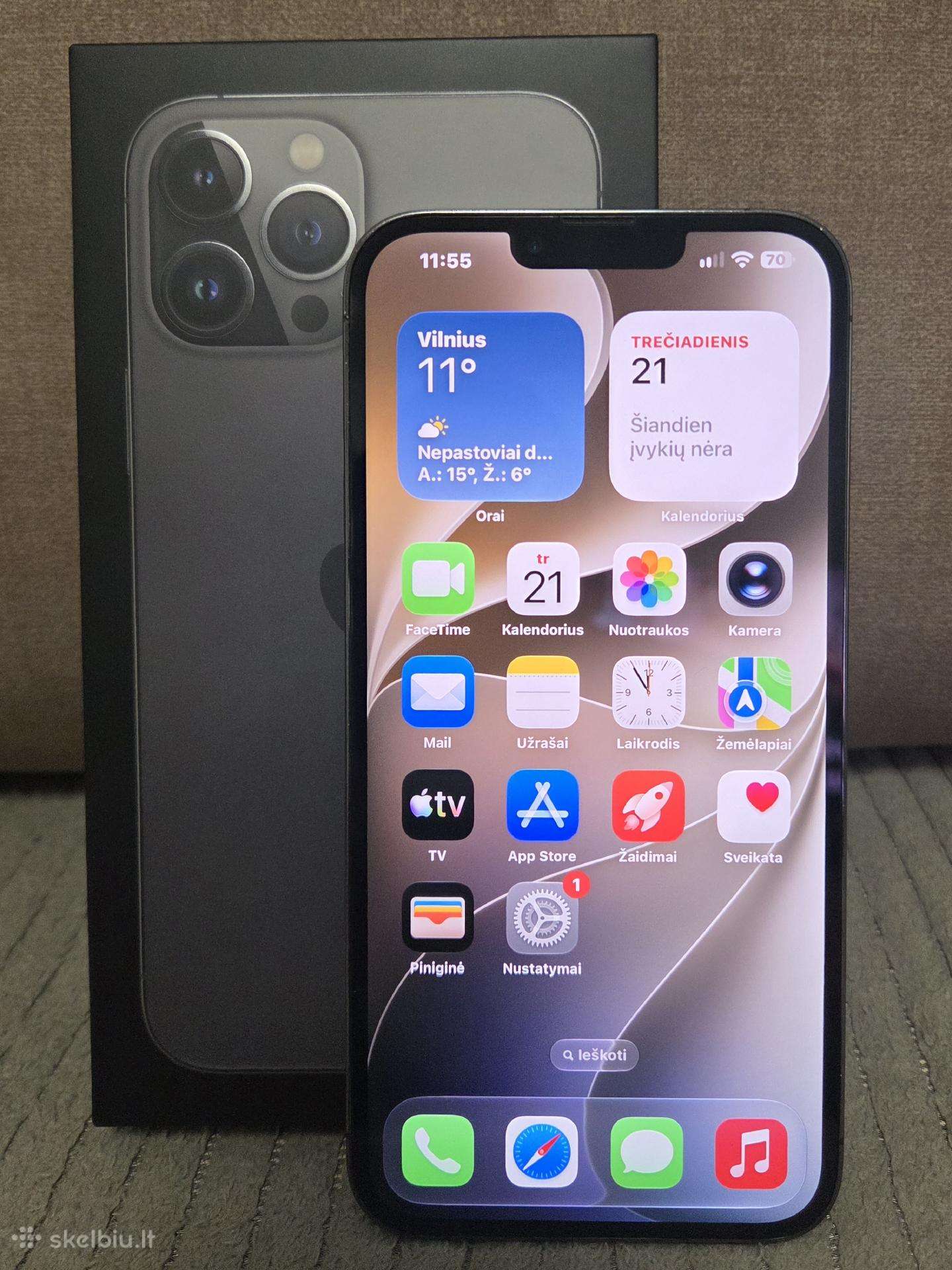 iPhone 13 pro max,nauja baterija