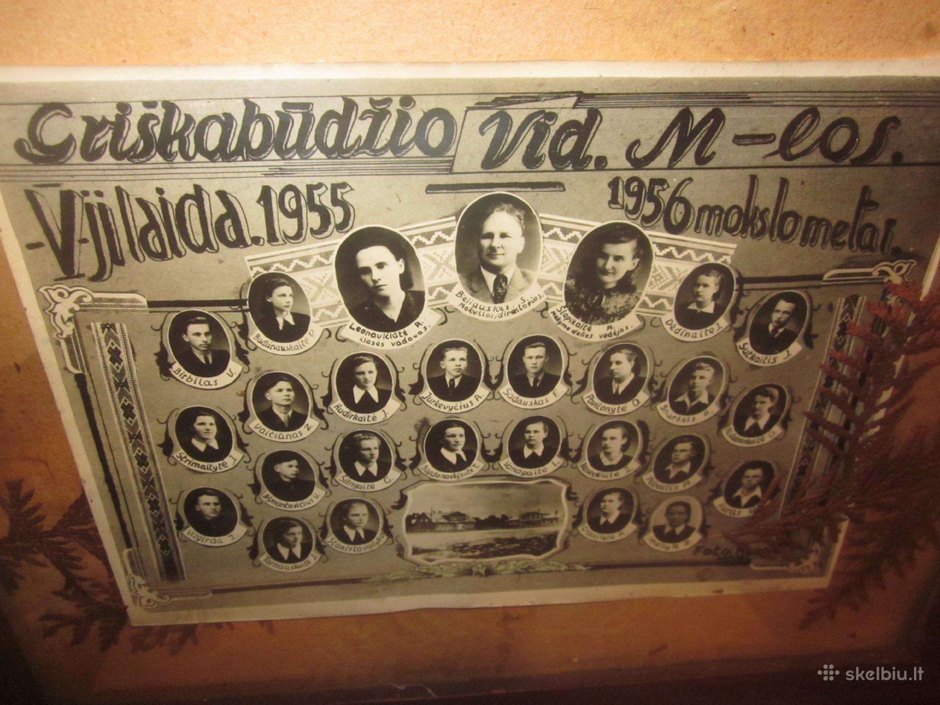 Griškabūdžio 1955-1956 m. M-los laida