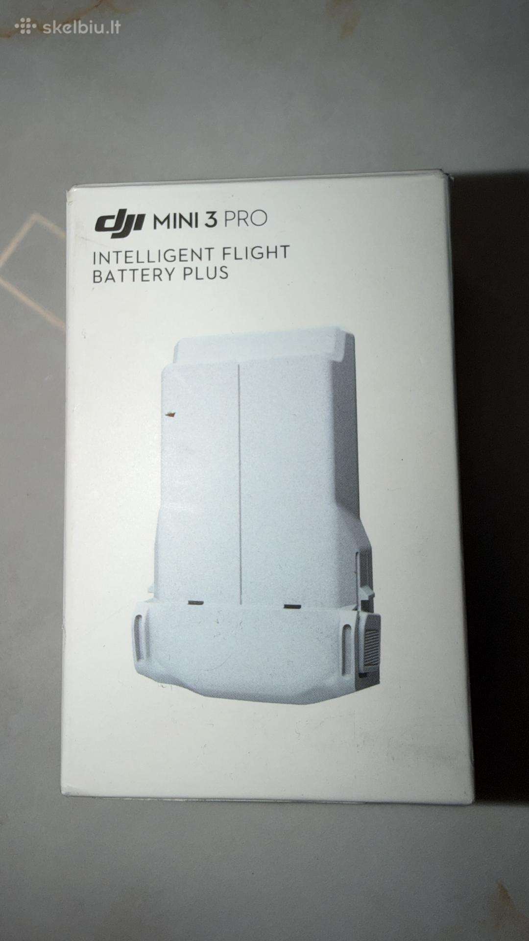 Diji Mini 3 ir 4 Pro baterija- Plius 3850mah 50min
