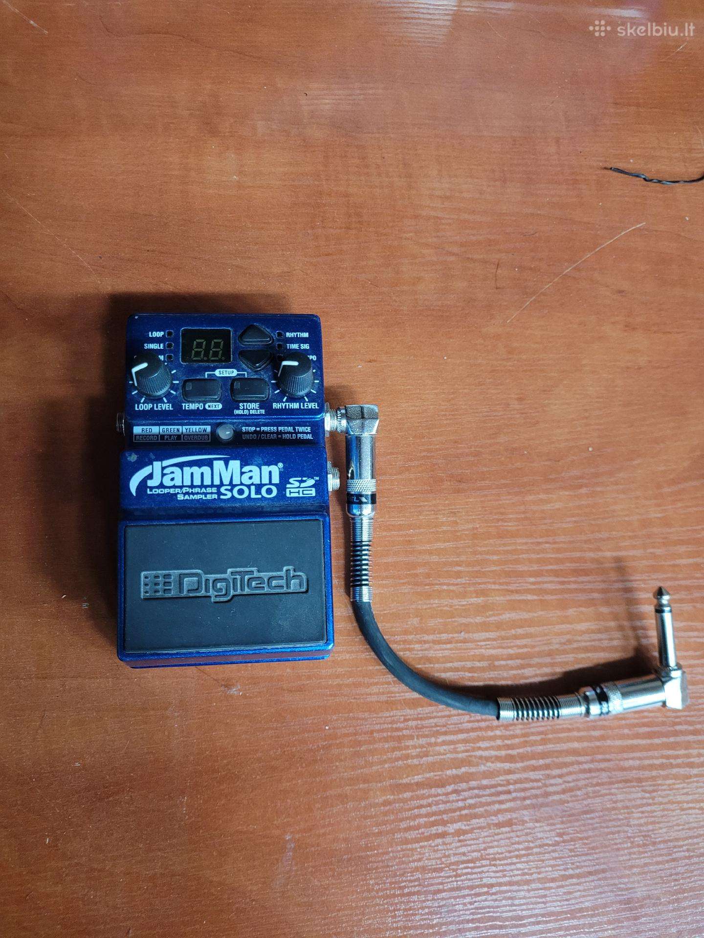 Digitech Jamman Solo – gitaros Loop pedalas Looper