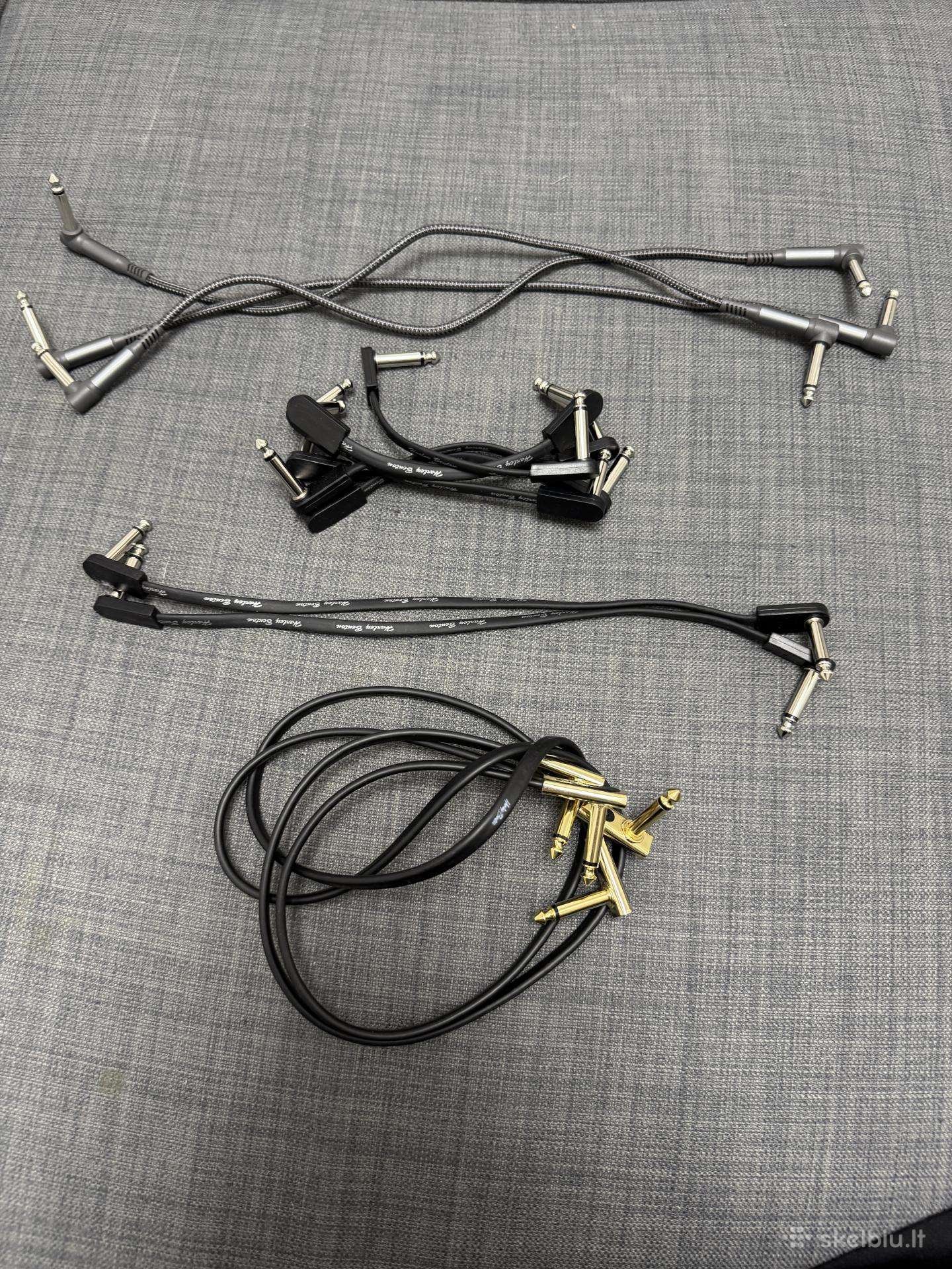 13 patch laidų rinkinys gitaros pedalams