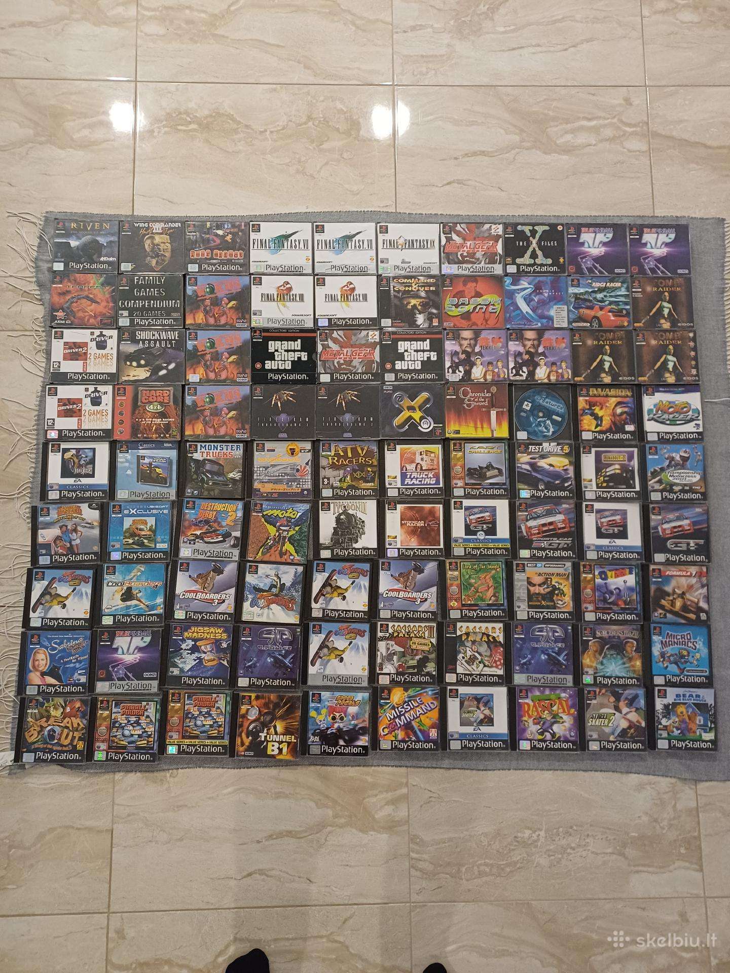 Parduodu ps1 originaliu zaidimu kolekcija 773